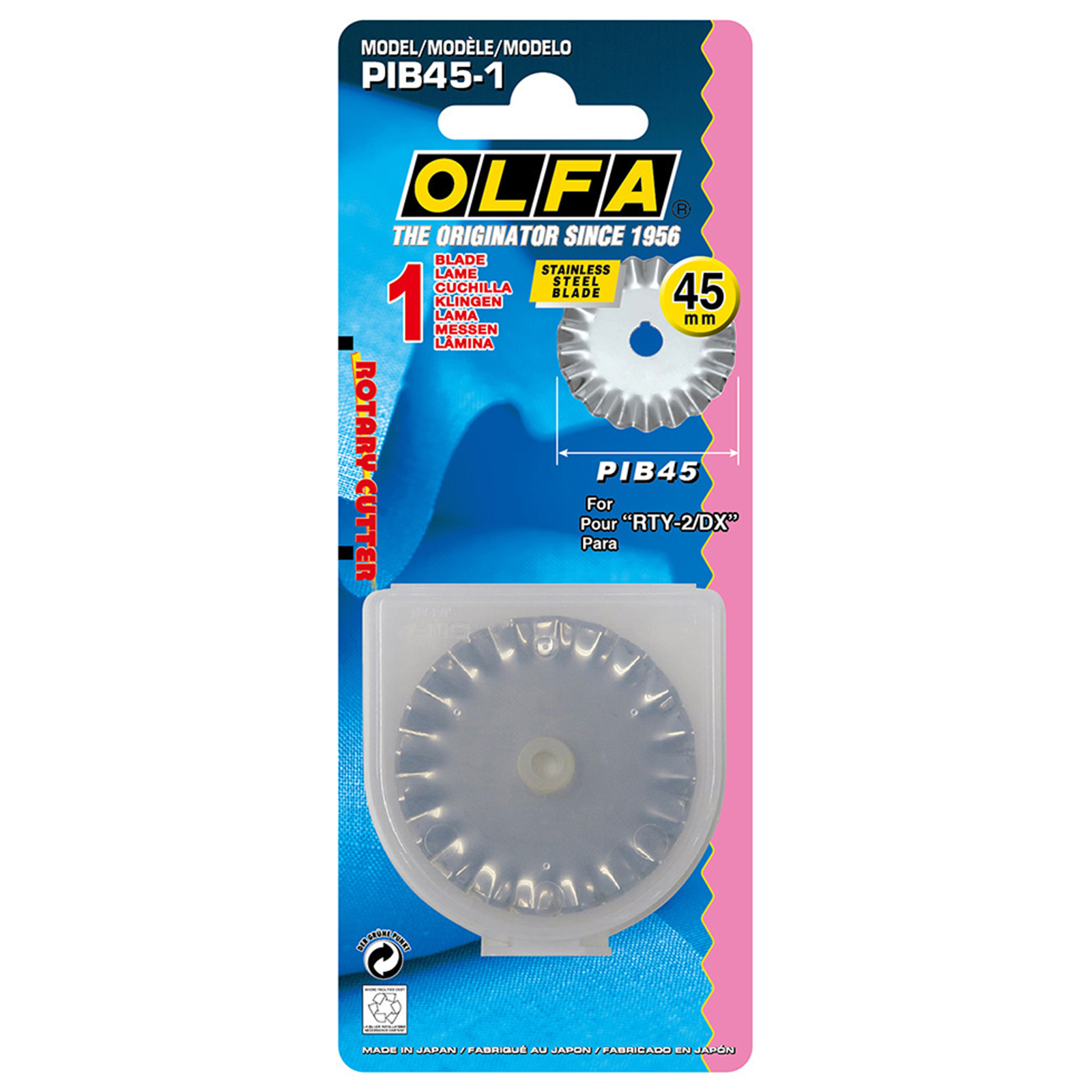 OLFA PIB-45 Reservemes kartel motief 45mm - Kaart