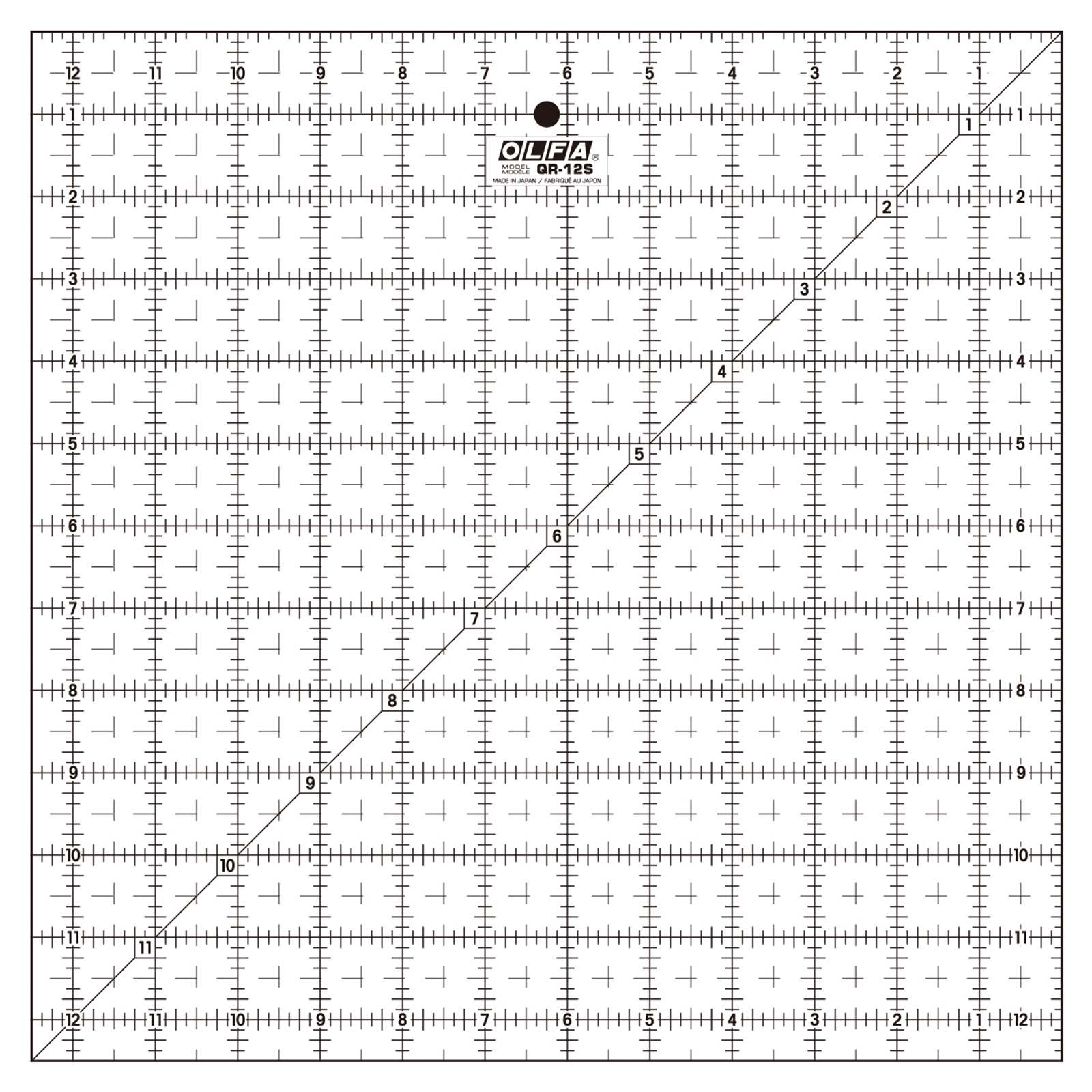 OLFA QR-12S Quiltliniaal 12.5 x 12.5 inch - STUK