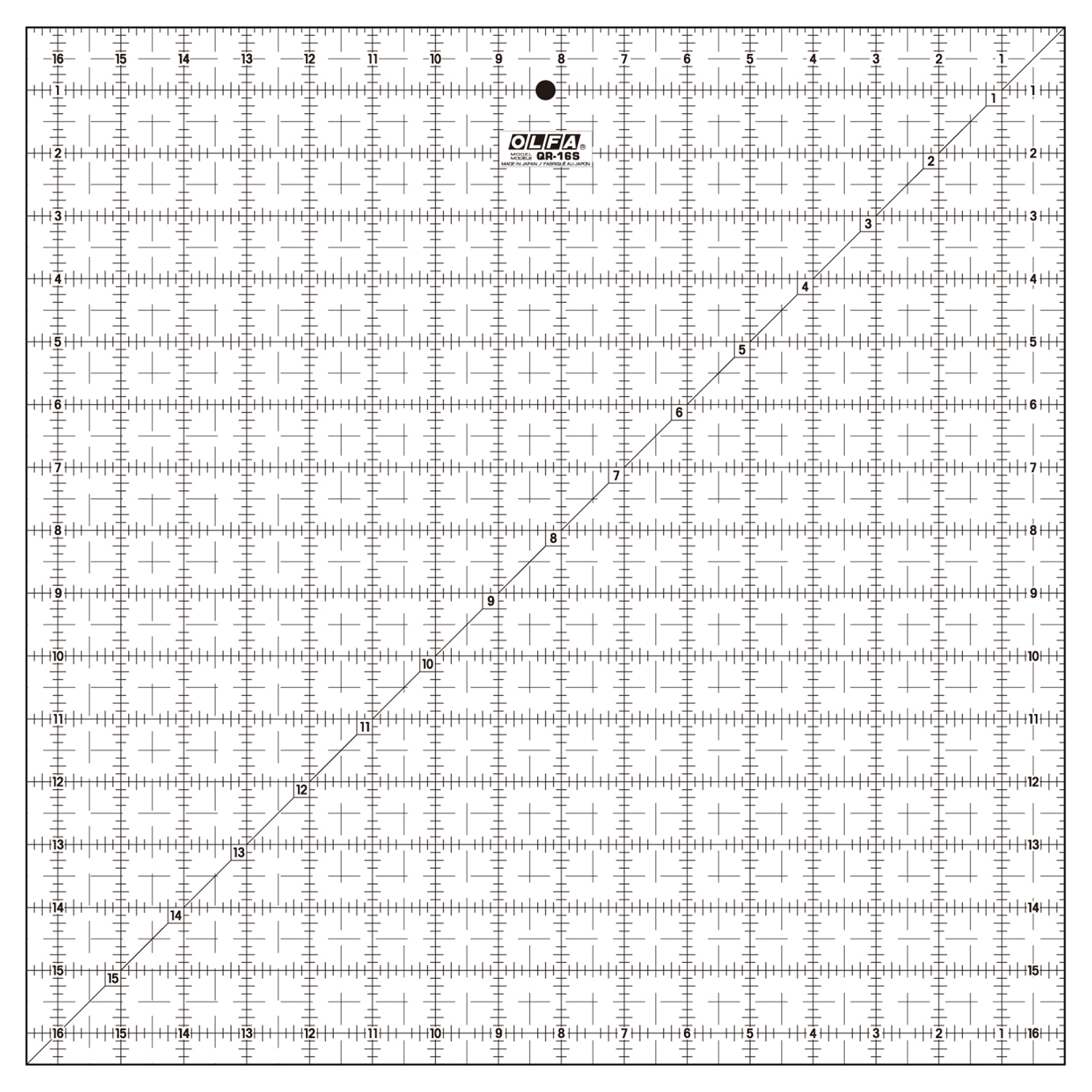 OLFA QR-16S Quiltliniaal 16.5 x 16.5 inch - STUK