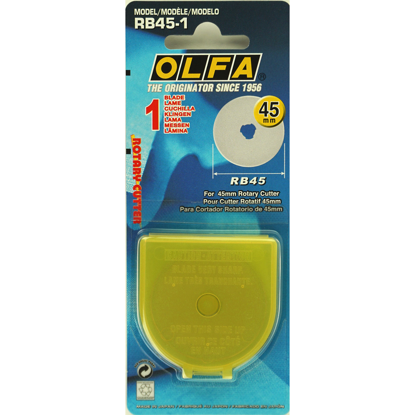 OLFA RB45-1 Reservemes 45mm 1 stuk - Kaart