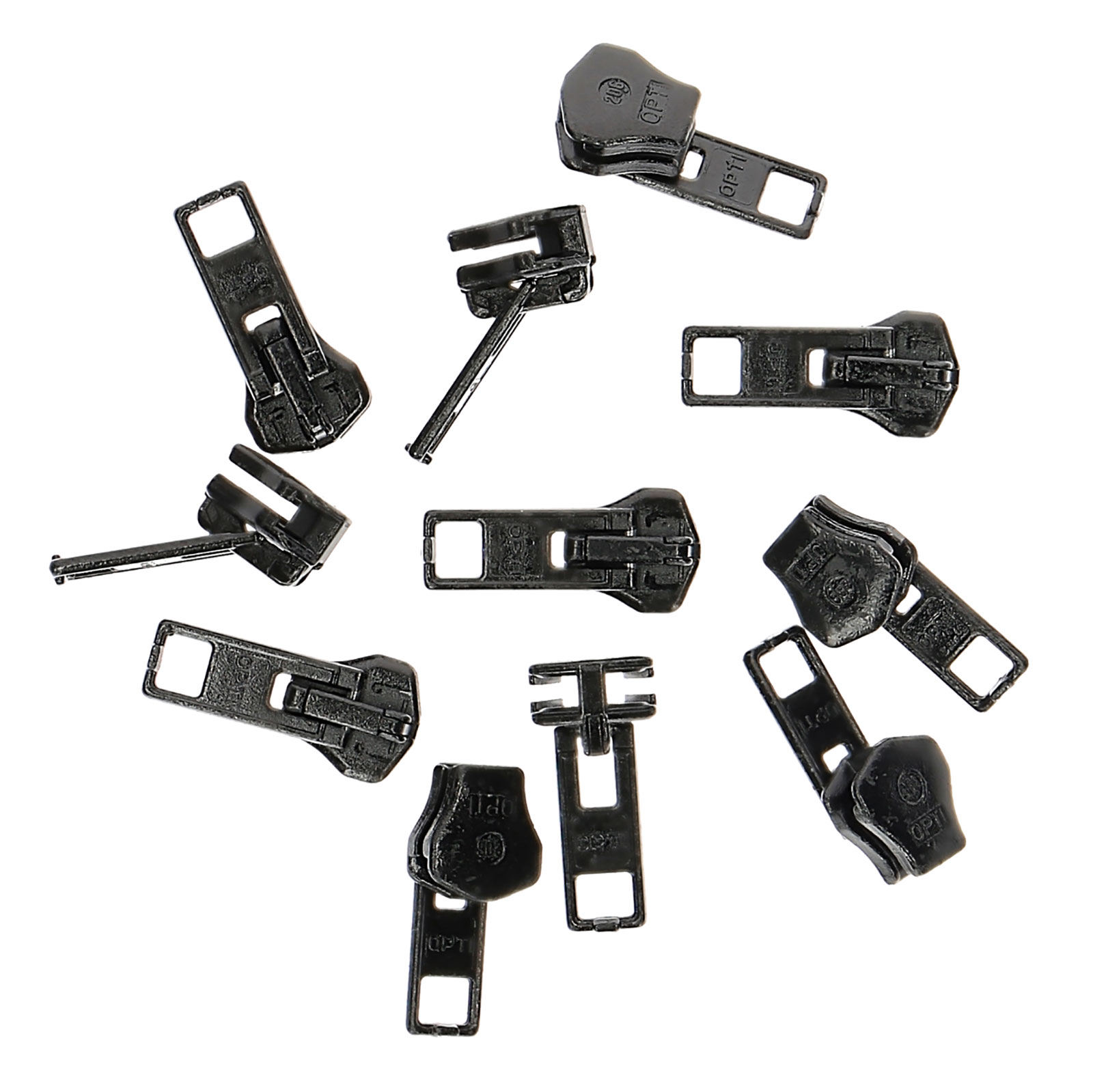 Opti 4361 P60 schuiver voor profielritsen 6 mm - Kleur 000