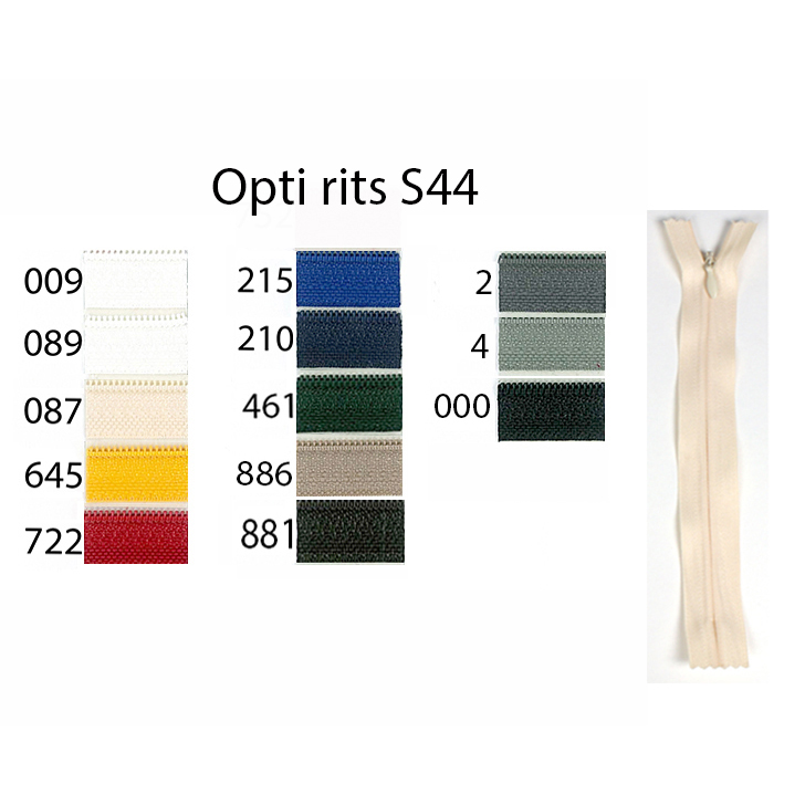Opti 4659 S44 spiraal naadritsen 4mm 55 cm onverpakt - Kleur 004