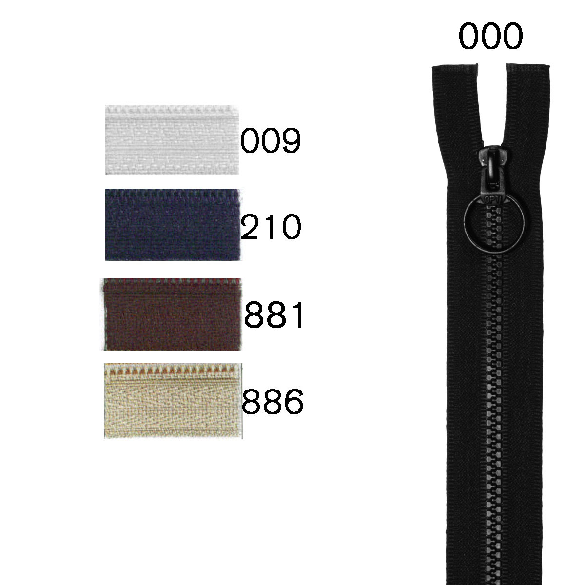 Opti 5897129 P40 profielrits 4mm deelbaar 45 cm - Kleur 009