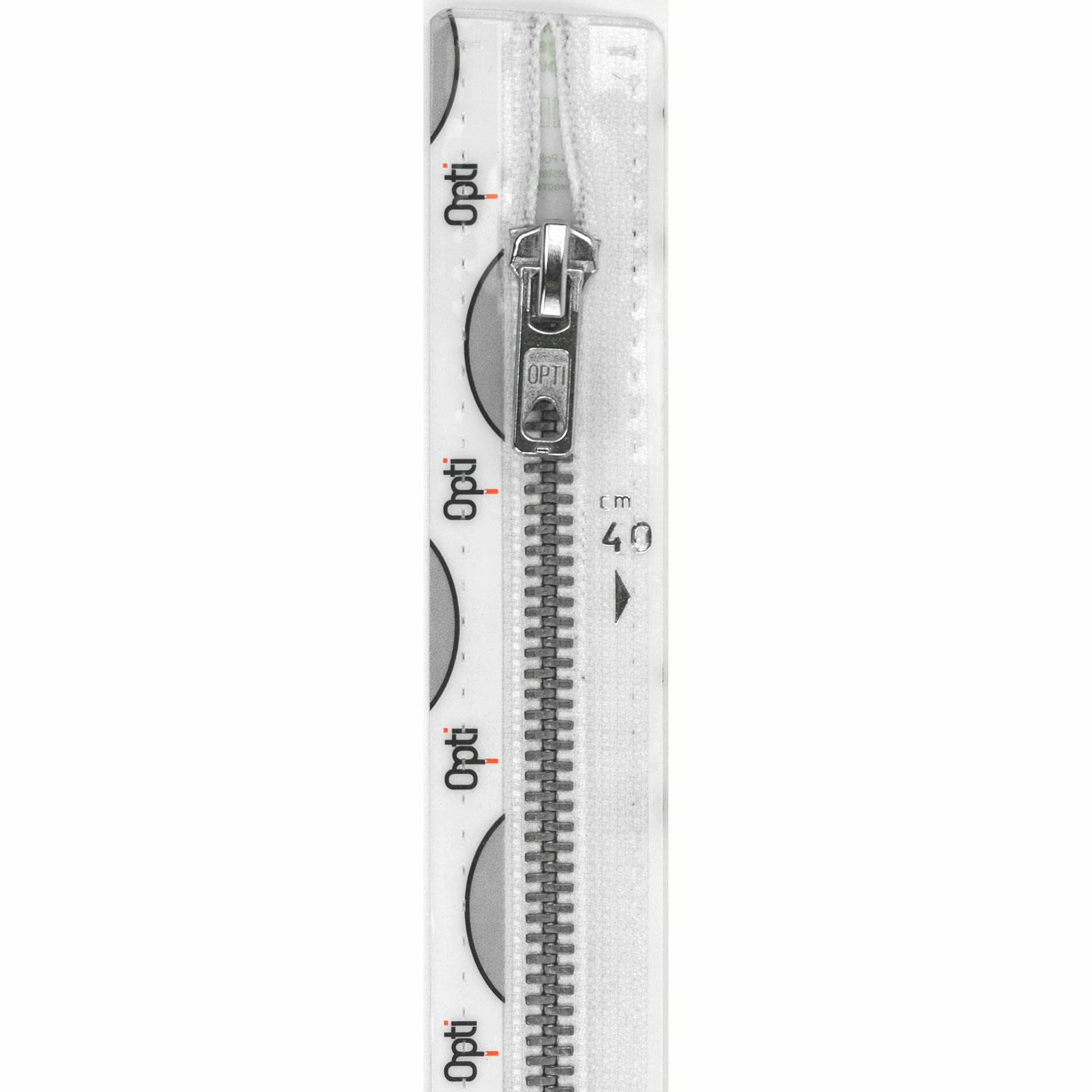 Opti 8055 M60 nikkelkleurige metaalrits 6mm deelbaar 25 cm - Kleur 009