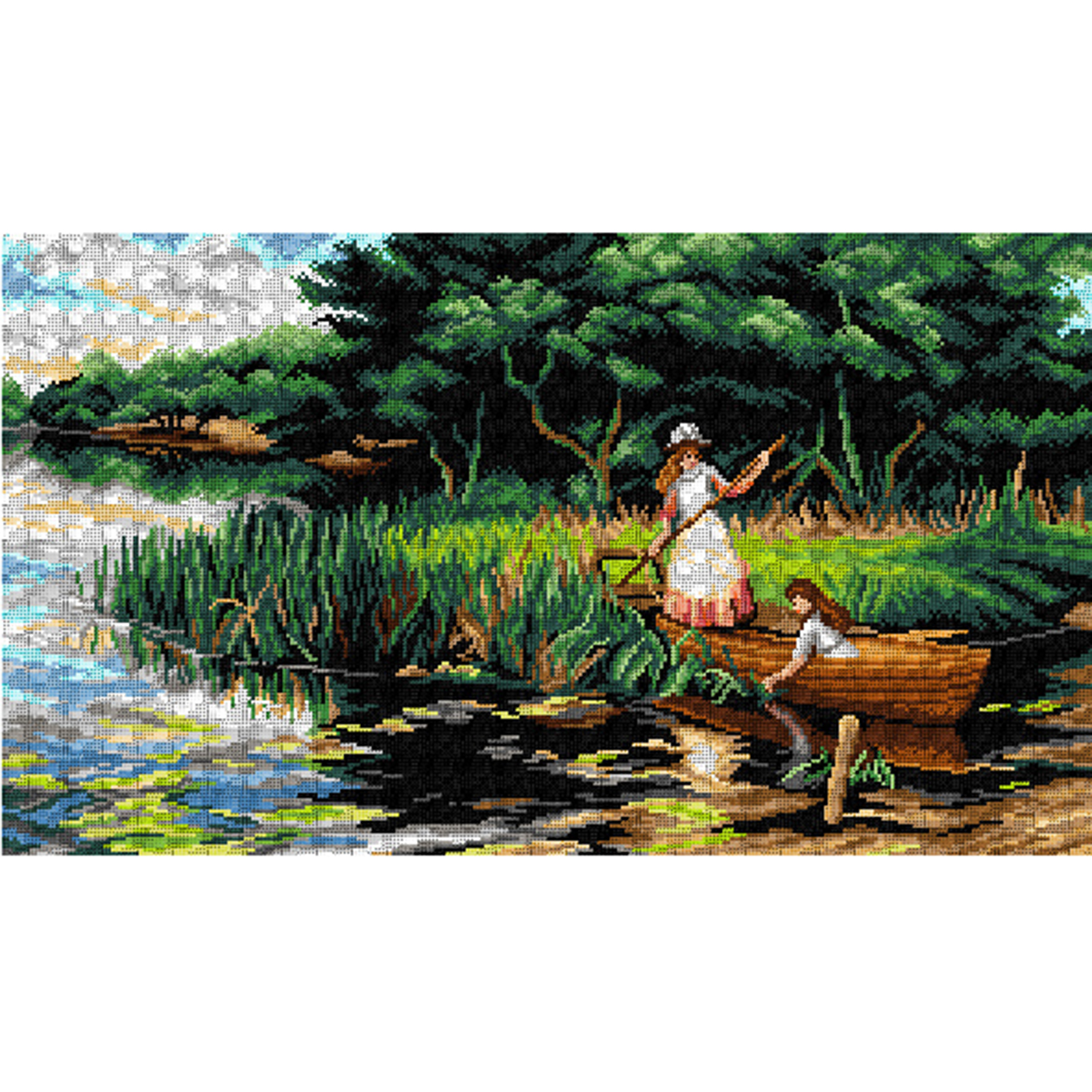 Orchidea 2951R Stramien voorbedrukt Punting - STUK