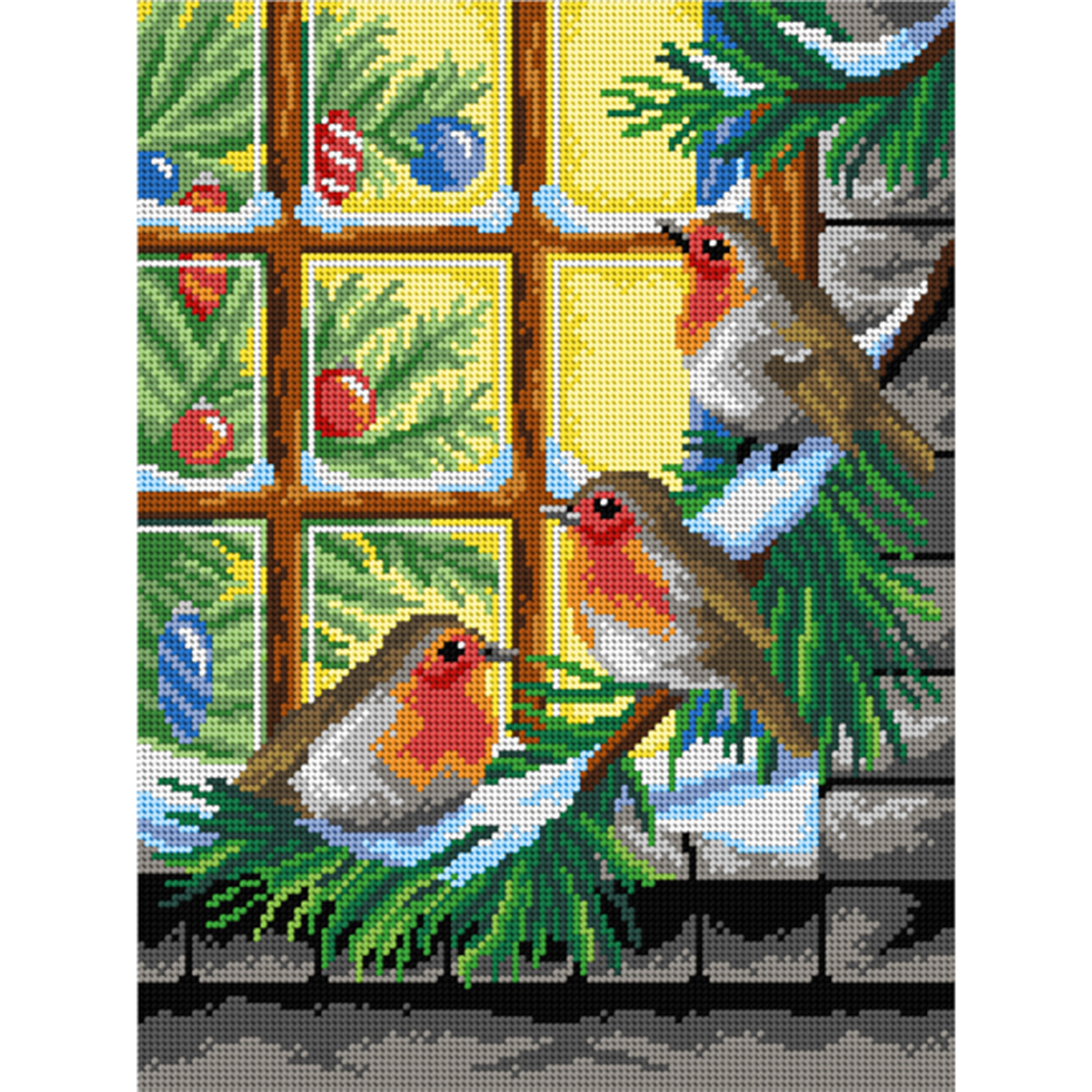 Orchidea 2978J Stramien voorbedrukt Wachten op - STUK