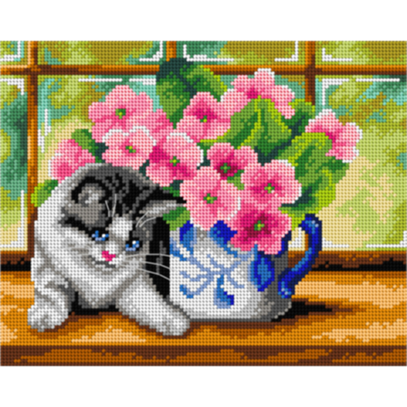 Orchidea 3007H Stramien voorbedrukt In de Window 24 x 30 cm - STUK