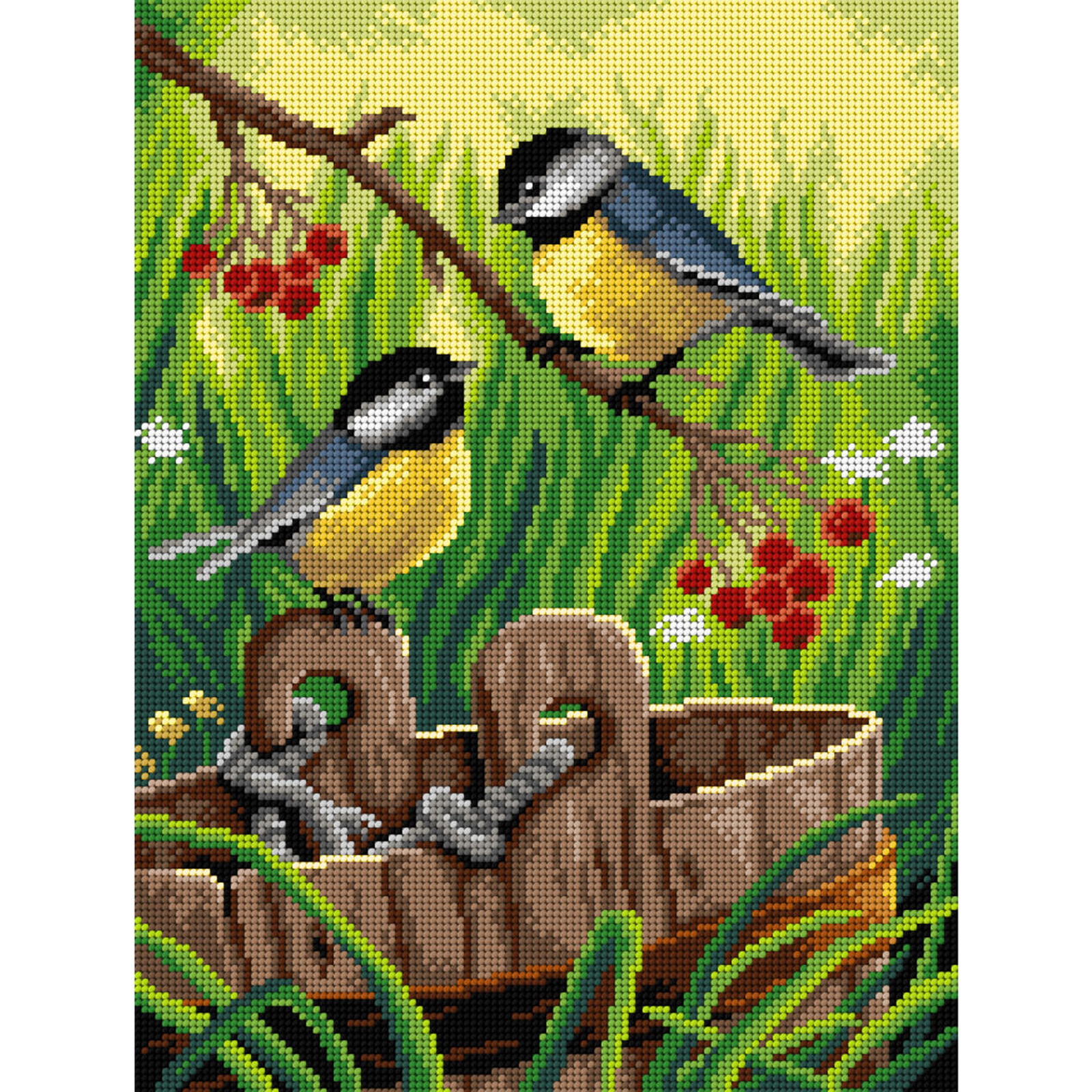 Orchidea 3049J Stramien voorbedrukt Borsten 30 x 40 cm - STUK