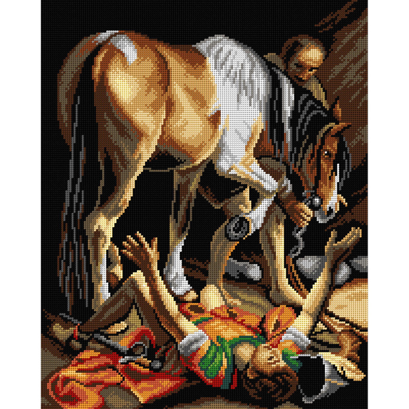 Orchidea 3076M Stramien voorbedrukt Conversie - STUK