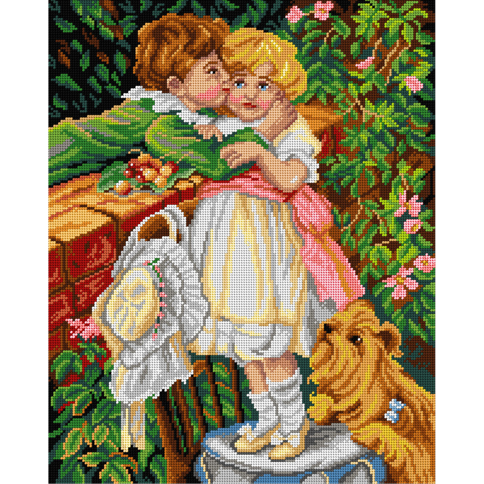 Orchidea 3077M Stramien voorbedrukt Over the Garden Wal - STUK