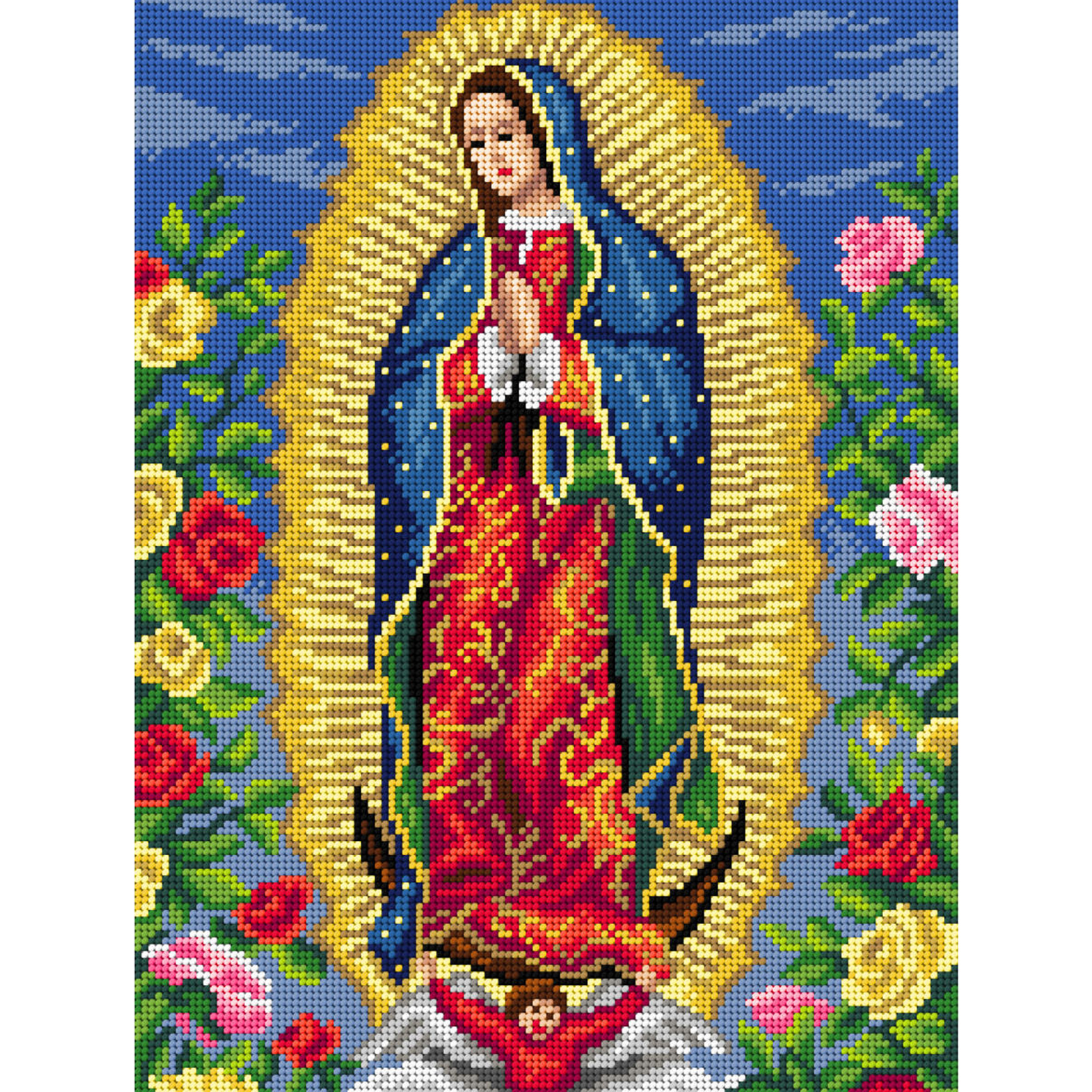 Orchidea 3098J Stramien voorbedrukt Onze dame - STUK