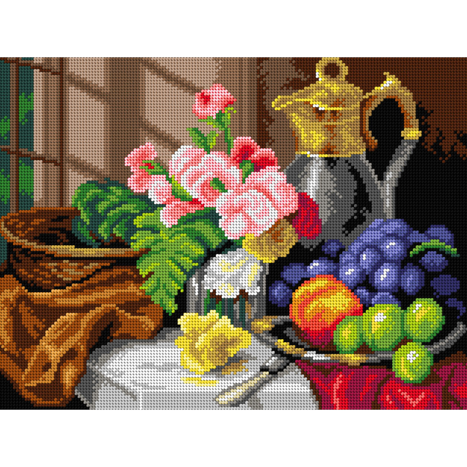 Orchidea 3100J Stramien voorbedrukt anjers - STUK