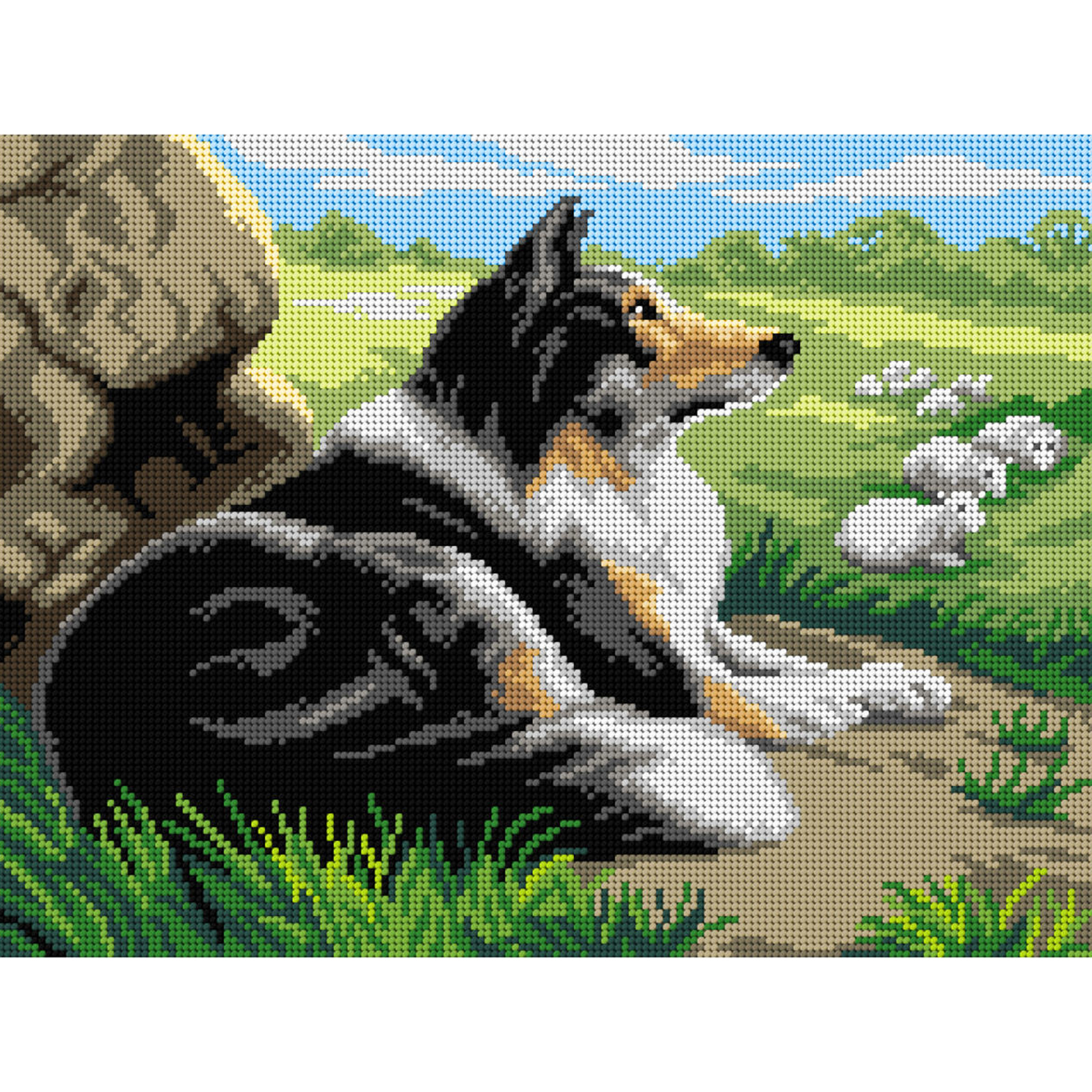 Orchidea 3113J Stramien voorbedrukt Een efficiënt - STUK