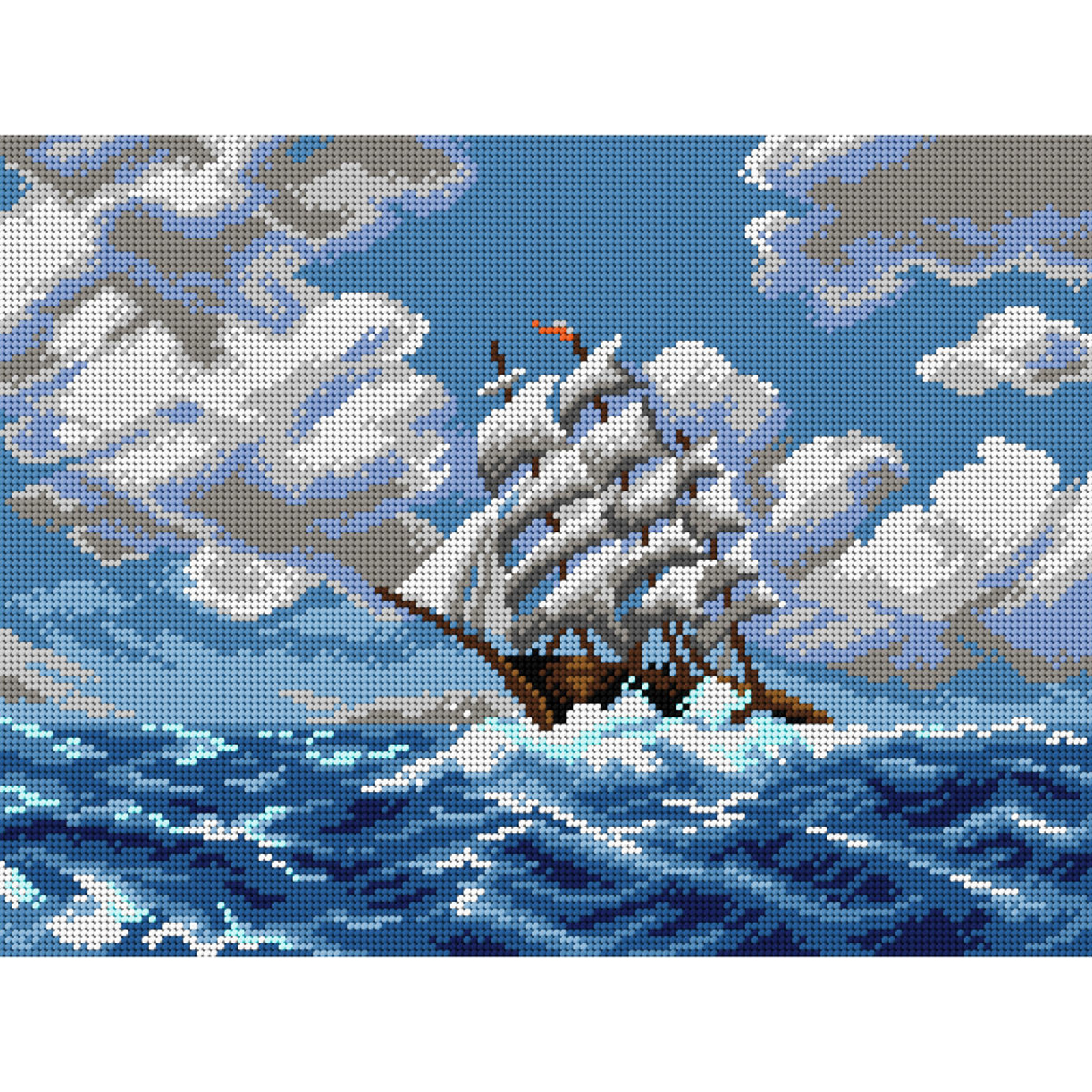 Orchidea 3118J Stramien voorbedrukt ClipperShip - STUK