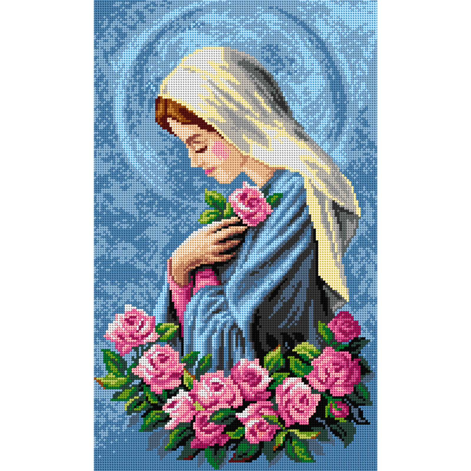 Orchidea 3125L Stramien voorbedrukt Santa Maria - STUK