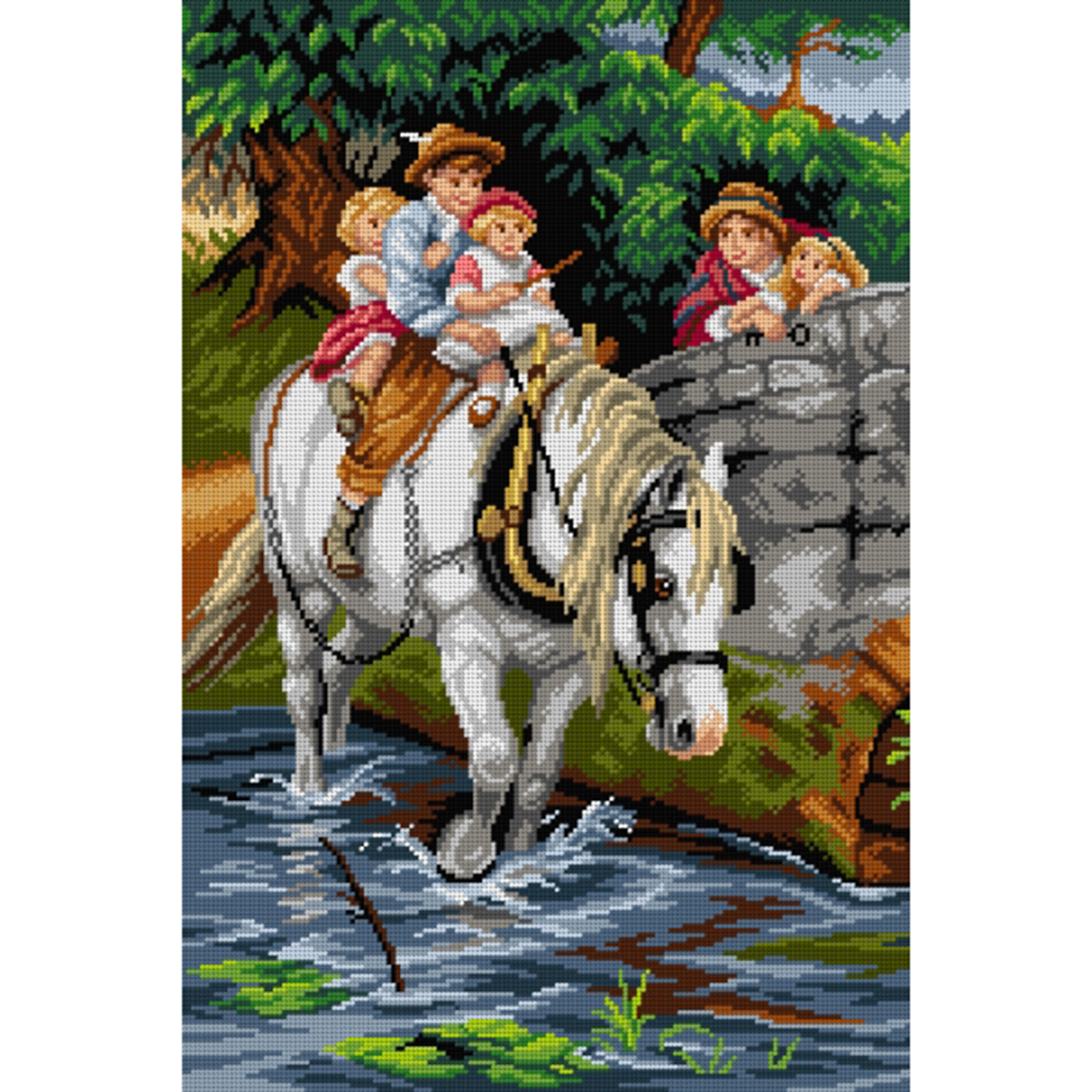 Orchidea 3130Q Stramien voorbedrukt Hold Tight - STUK