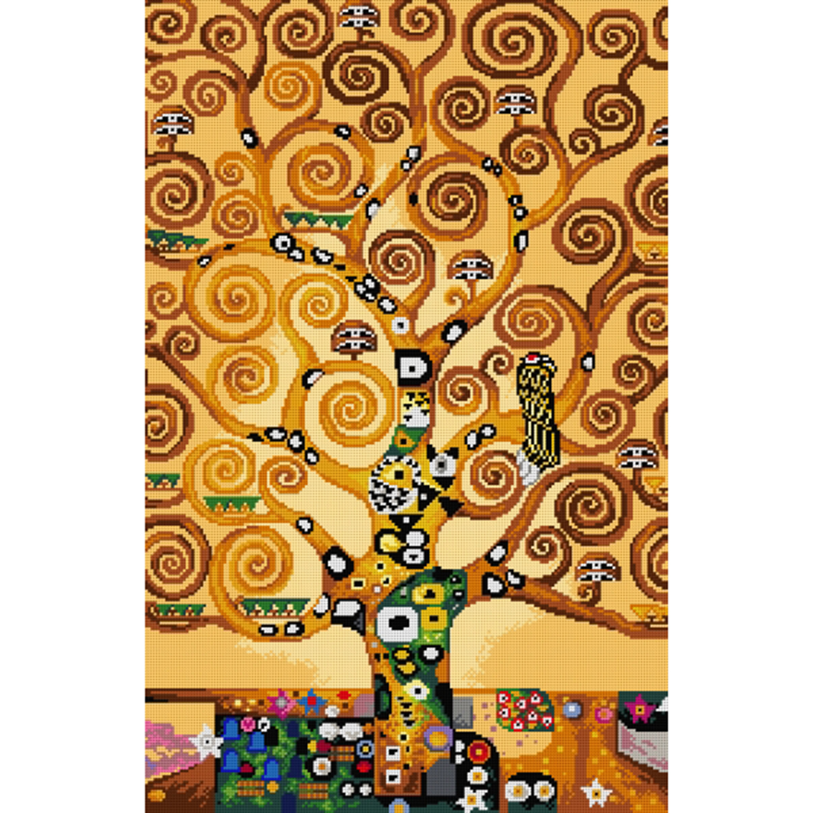 Orchidea 3151R Stramien voorbedrukt De levensboom - STUK