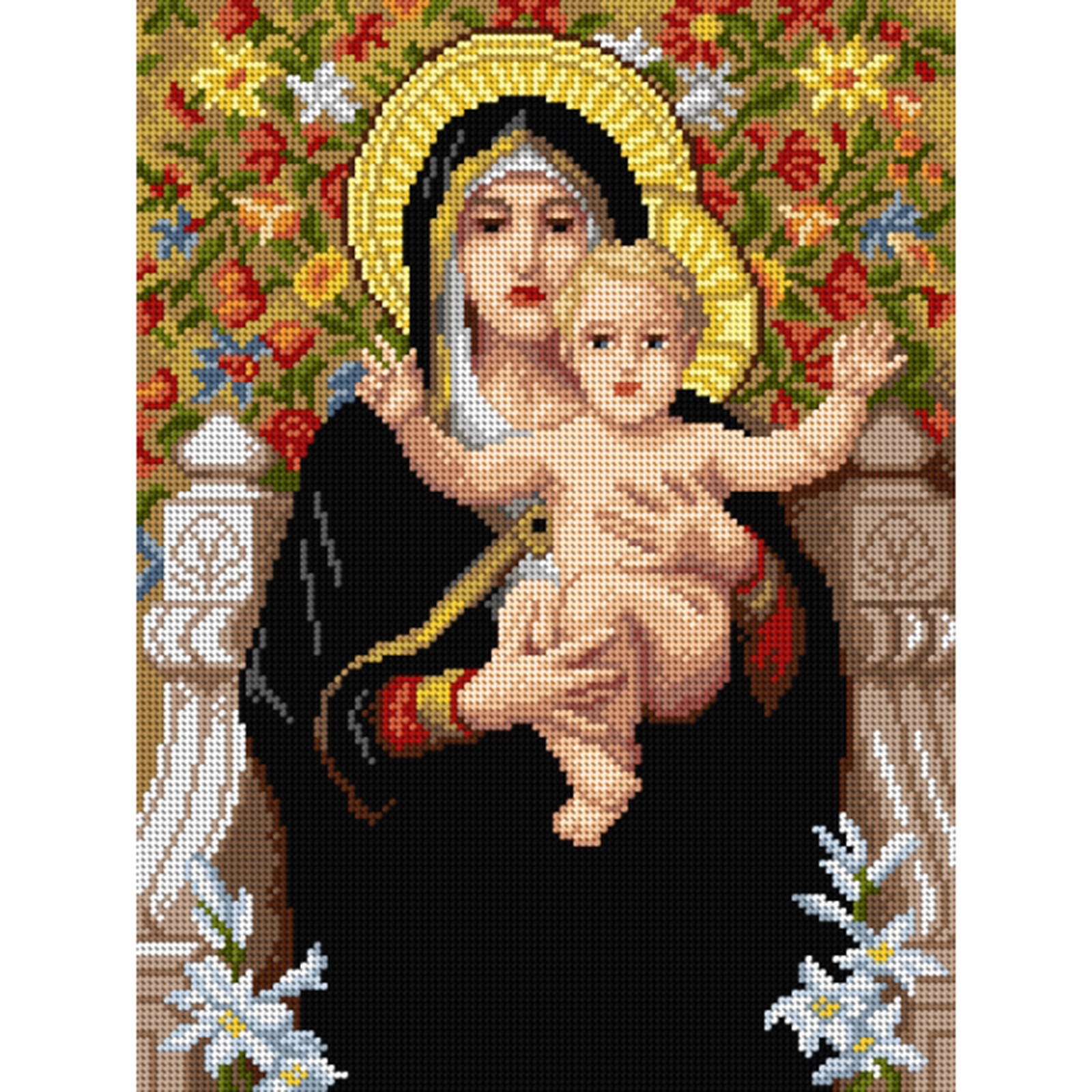 Orchidea 3155J Stramien voorbedrukt Maagd - STUK