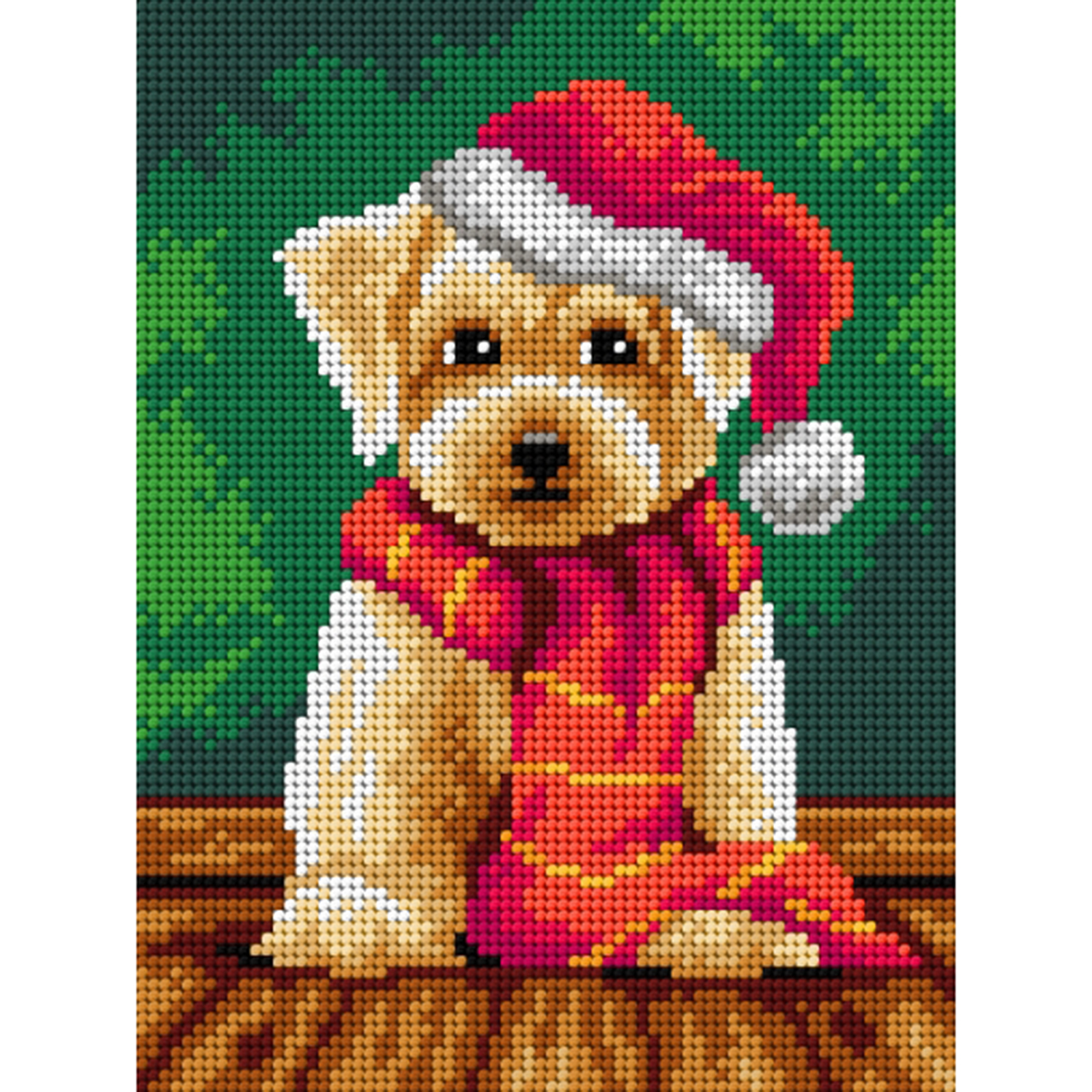 Orchidea 3171F Stramien voorbedrukt Wacht 18 x 24 cm - STUK