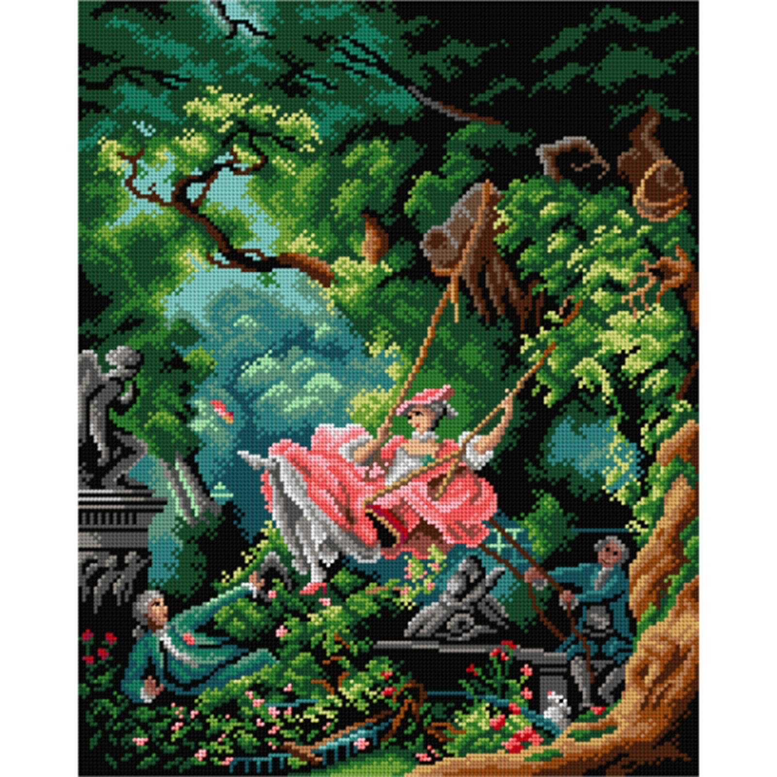 Orchidea 3180M Stramien voorbedrukt Swing 40 x 50 cm - STUK