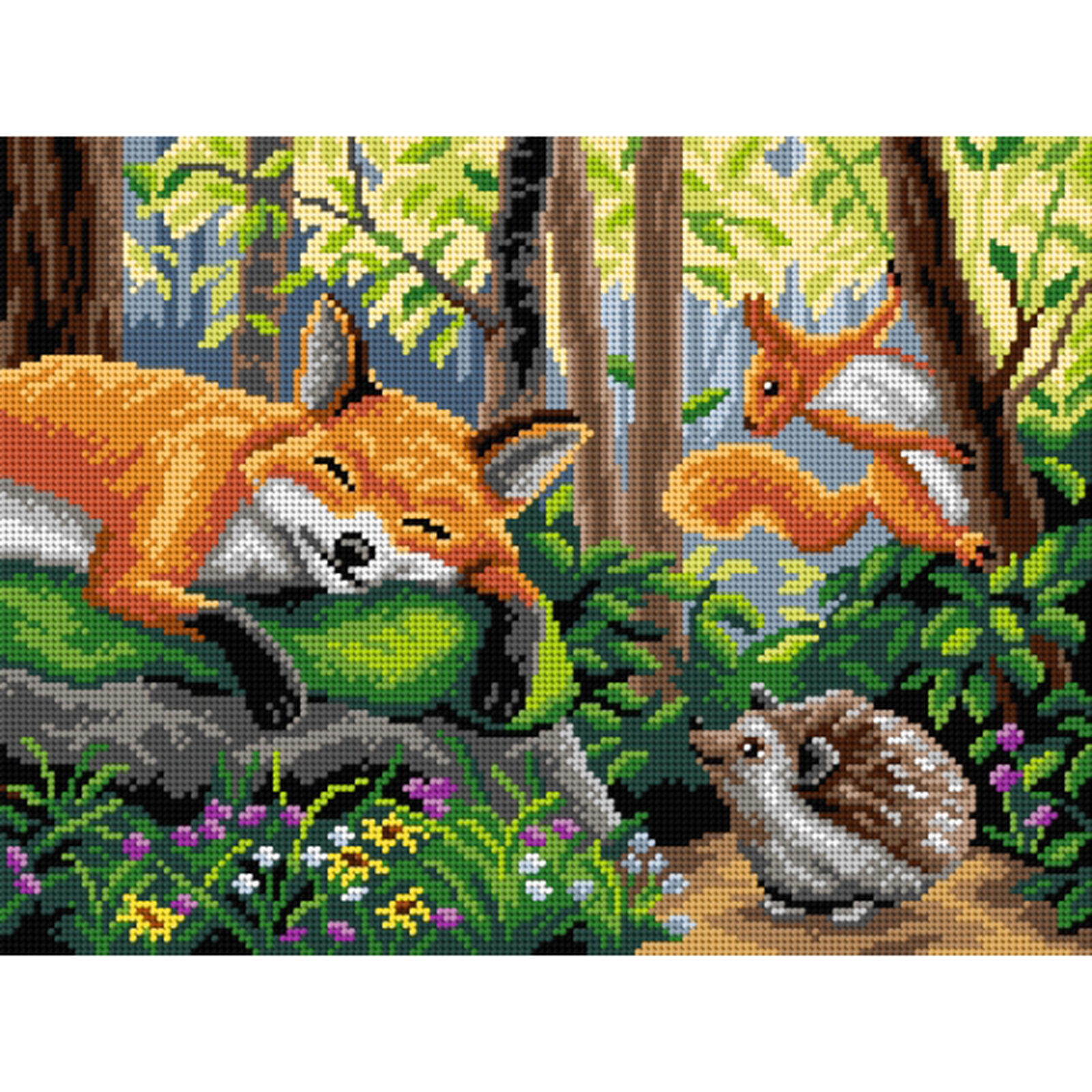 Orchidea 3185J Stramien voorbedrukt Ochtend 30 x 40 cm - STUK