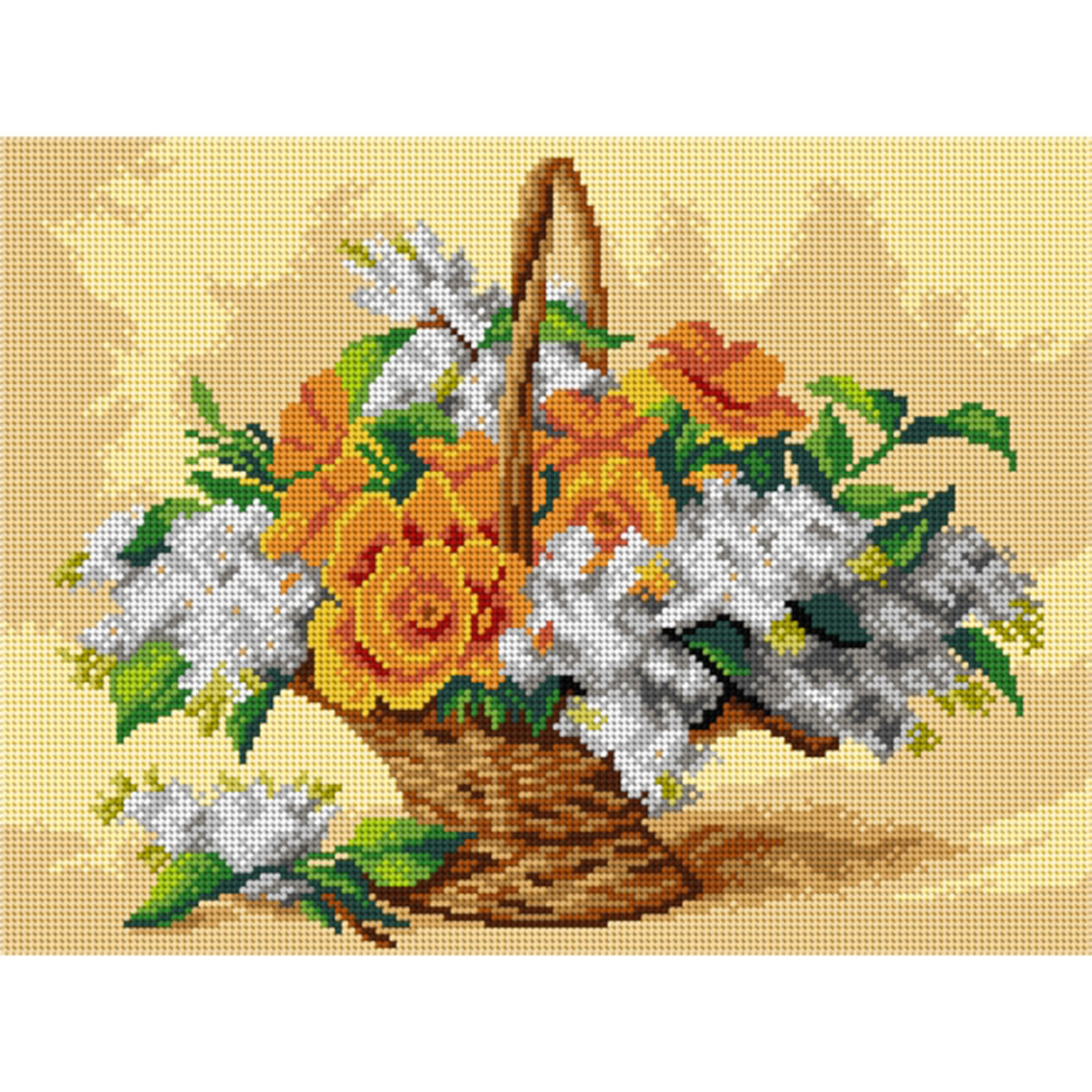 Orchidea 3219J Stramien voorbedrukt Papaver 30 x 40 cm - STUK