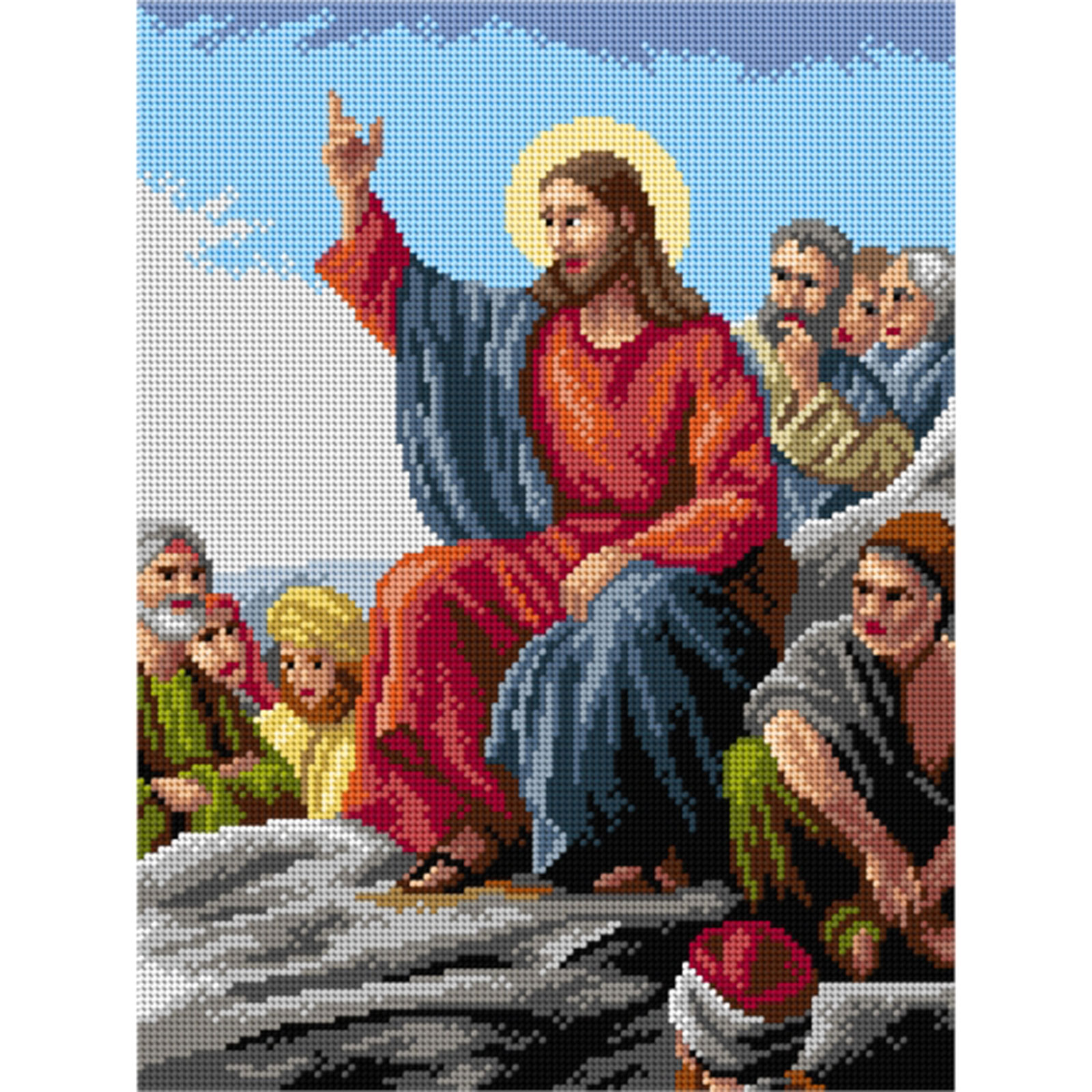 Orchidea 3220J Stramien voorbedrukt Preek 30 x 40 cm - STUK