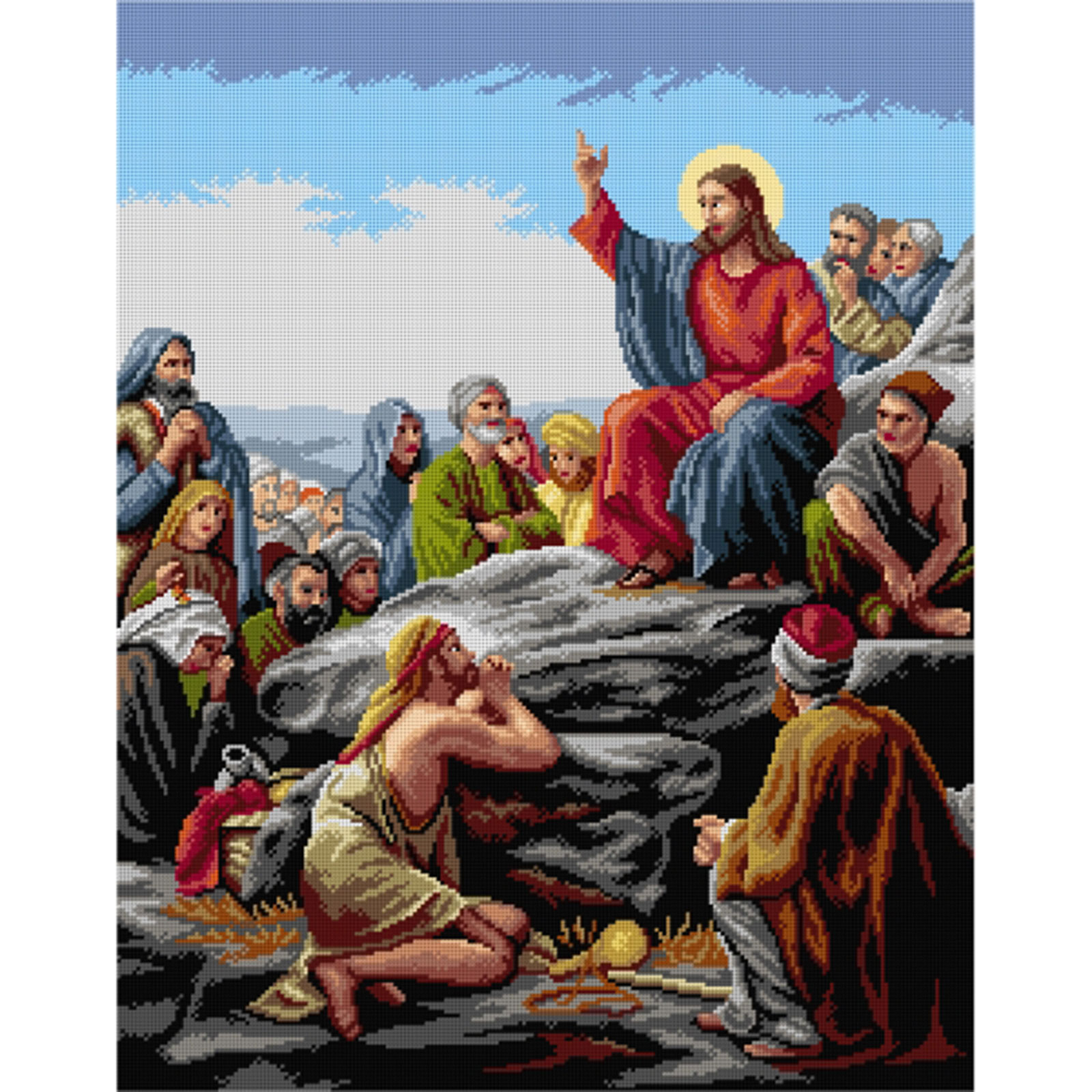 Orchidea 3221R Stramien voorbedrukt Preek - STUK