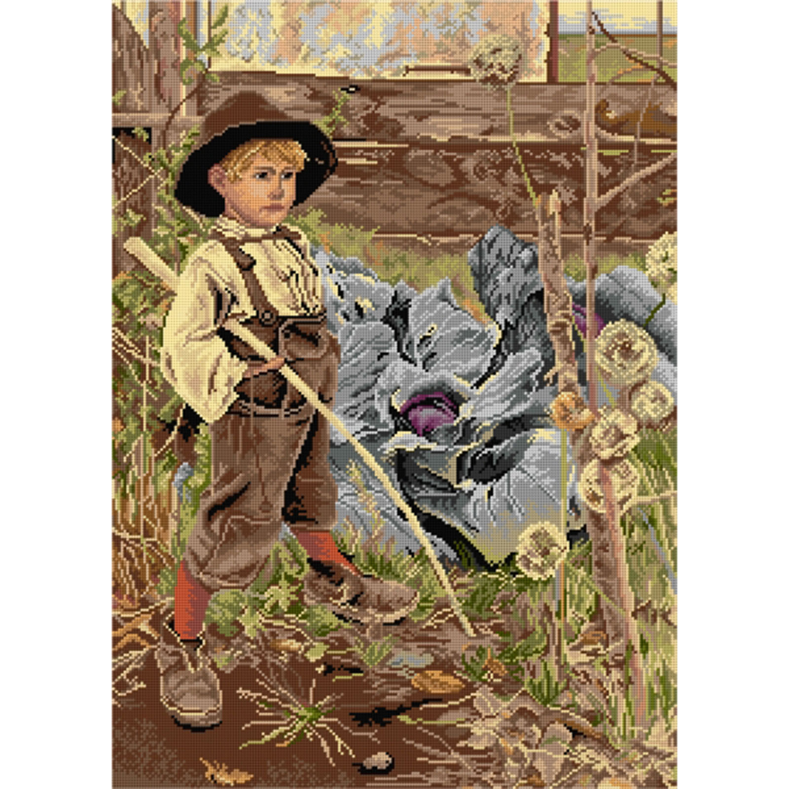 Orchidea 3243R Stramien voorbedrukt Meester - STUK