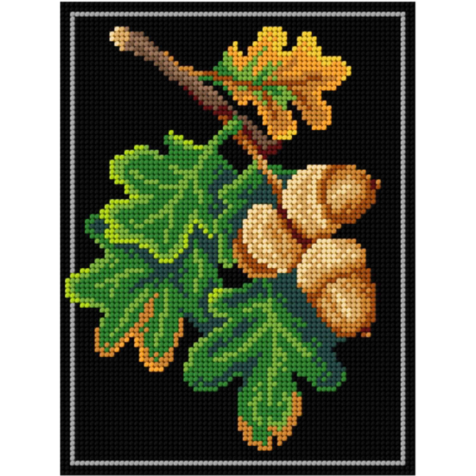 Orchidea 3247F Stramien voorbedrukt Oakcm 18 x 24 cm - STUK