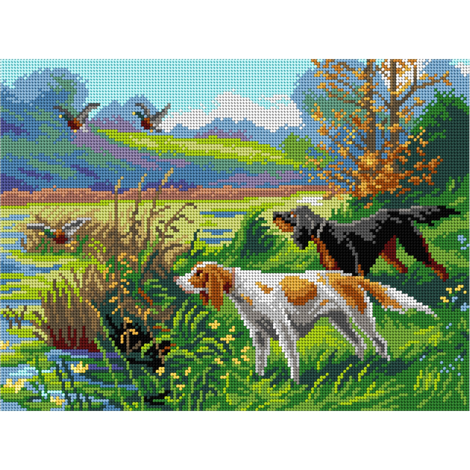 Orchidea 3263J Stramien voorbedrukt Mallard 30 x 40 cm - STUK