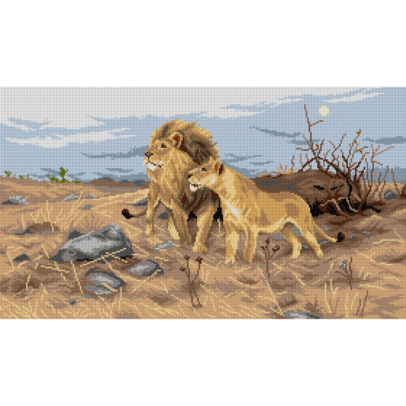 Orchidea 3266R Stramien voorbedrukt Oorlogspad - STUK