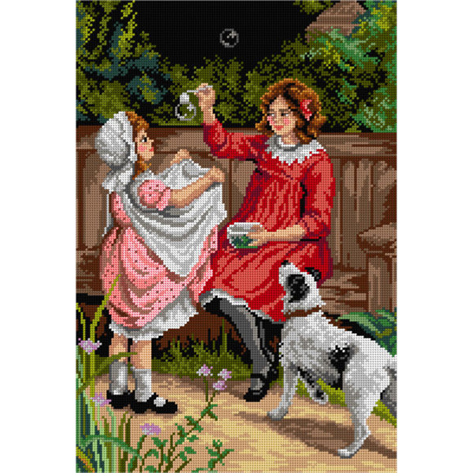 Orchidea 3298L Stramien voorbedrukt Bubbel - STUK