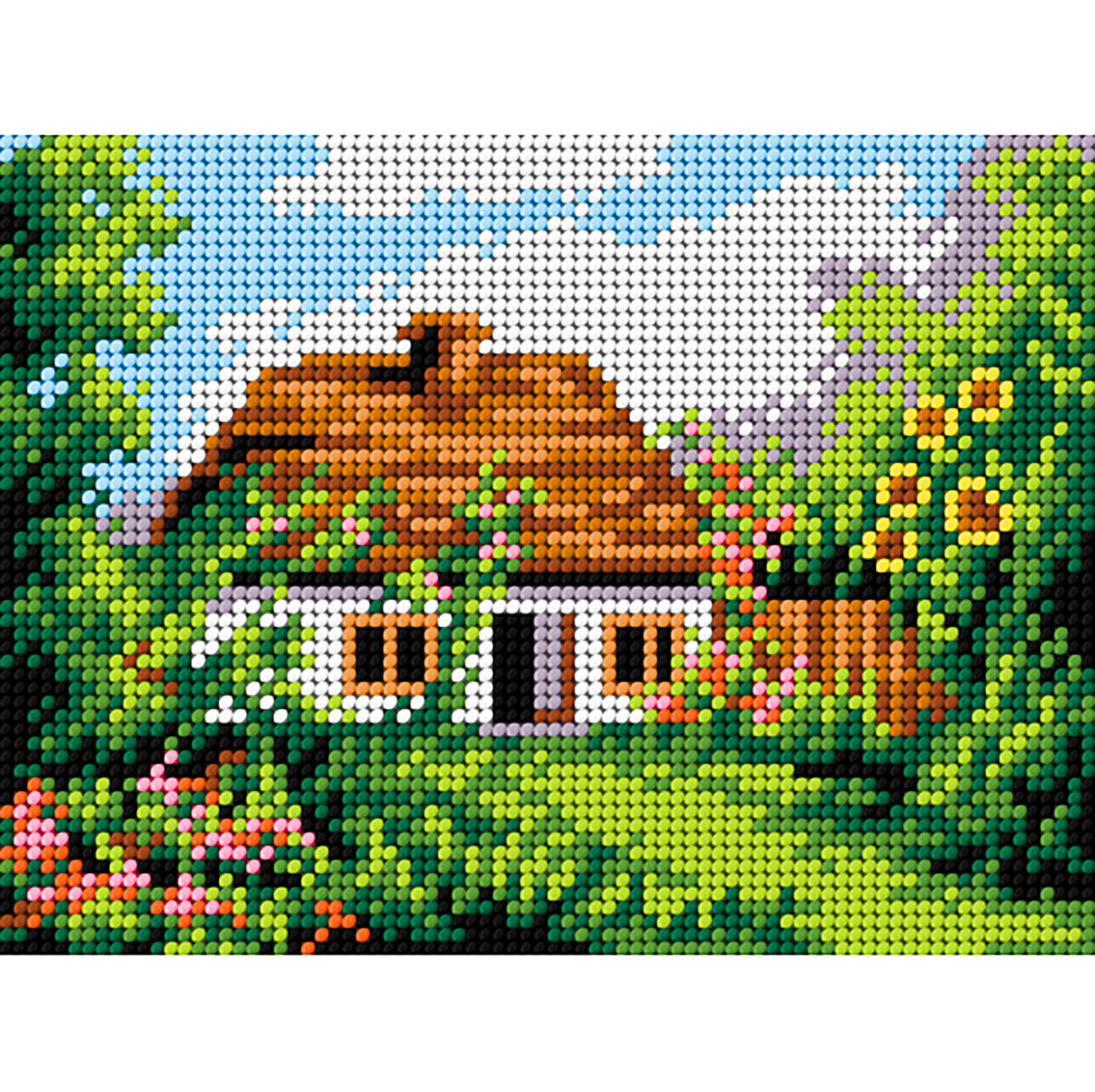 Orchidea 3312E Voorbedrukt stramien Zomer 15x20cm - STUK