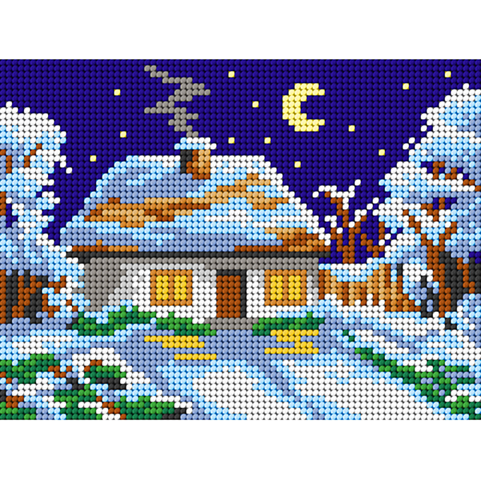 Orchidea 3326E Voorbedrukt stramien Winter 15x20cm - STUK