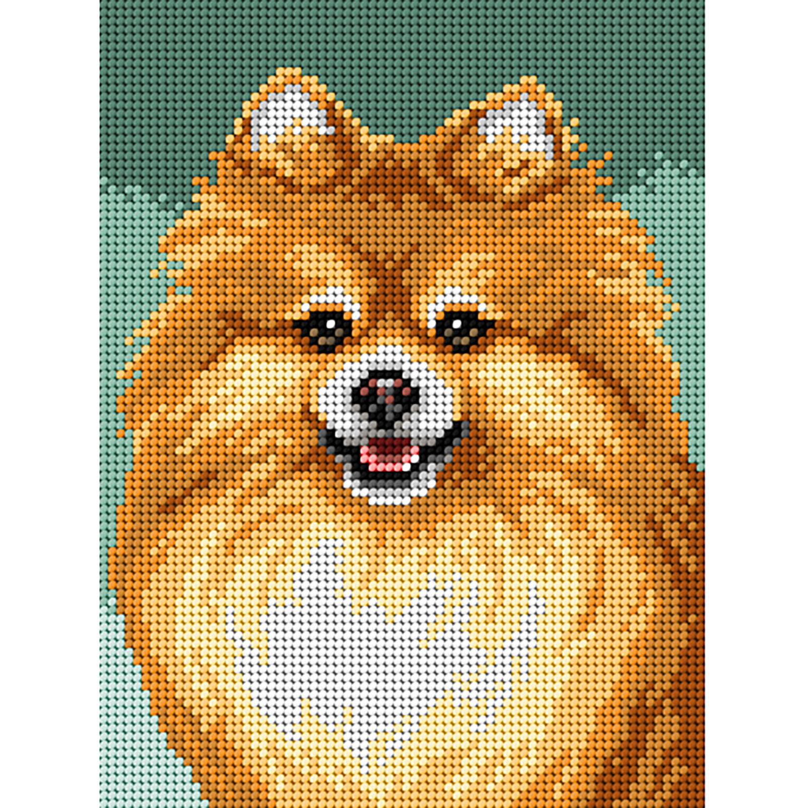 Orchidea 3332F Voorbedrukt stramien Pomeriaan 18x24cm - STUK