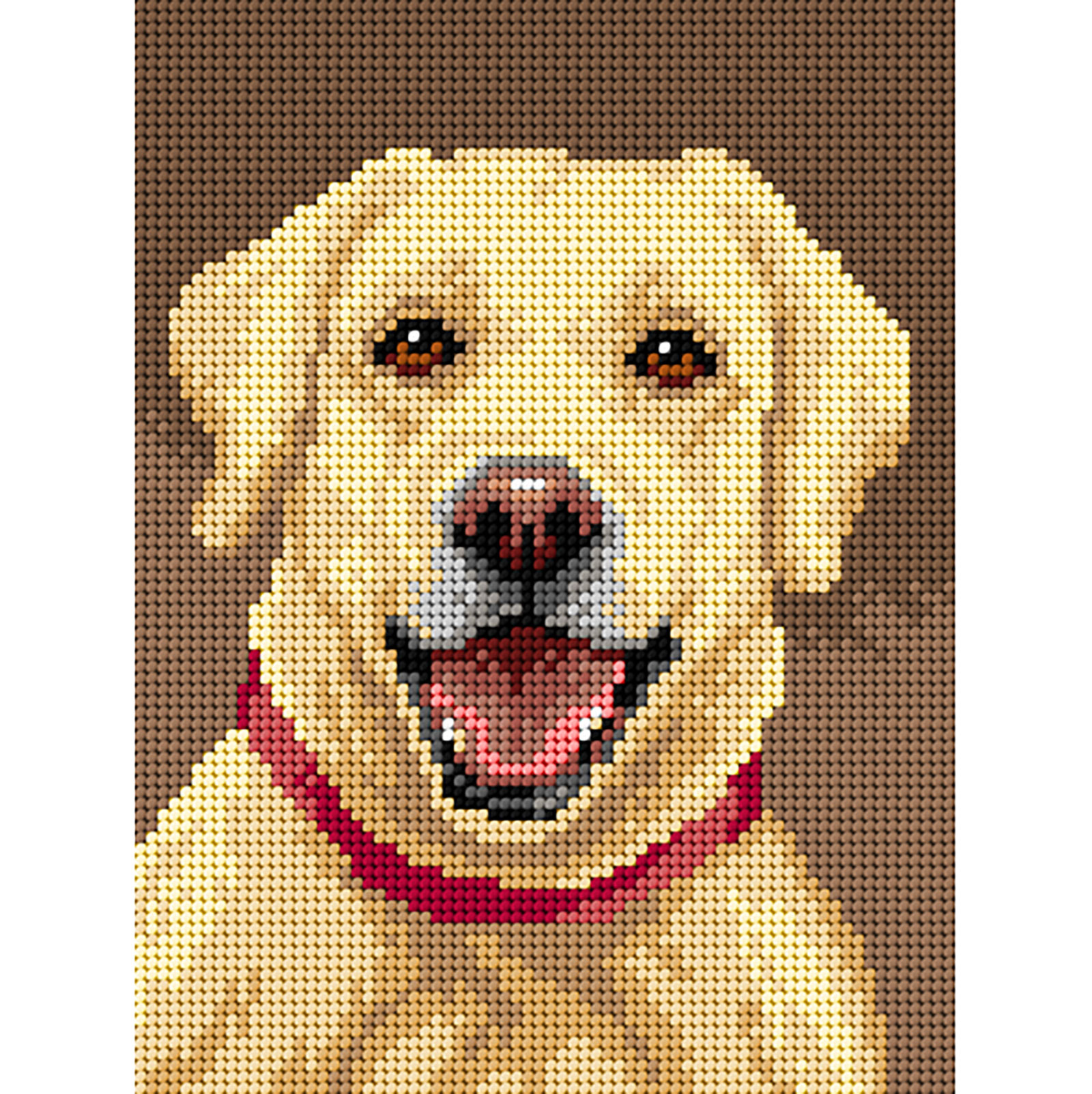 Orchidea 3339F Voorbedrukt stramien Labrador 18x24cm - STUK