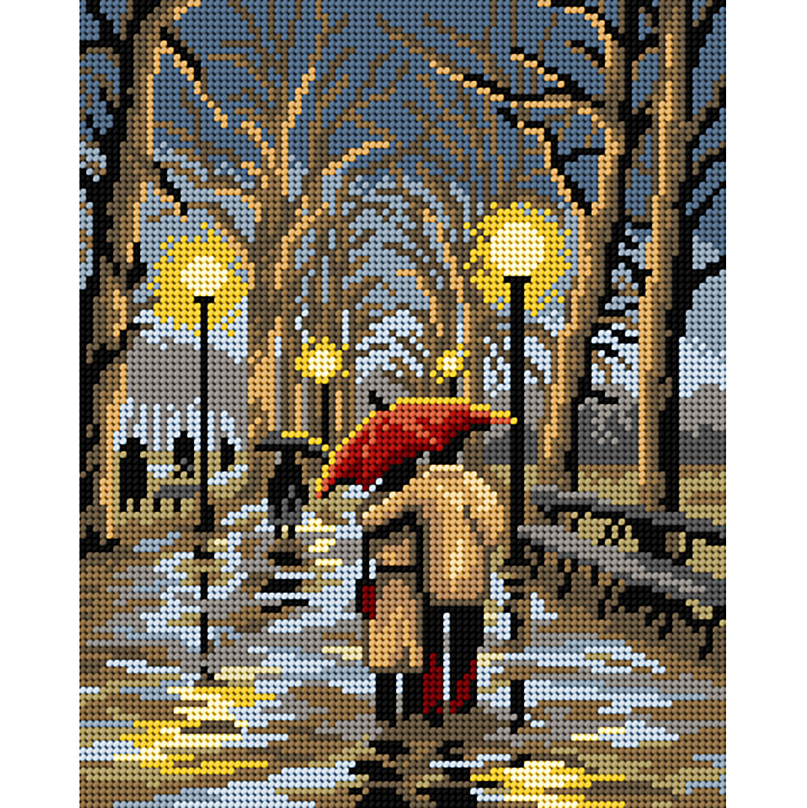 Orchidea 3357H Voorbedrukt stramien Regen 24x30cm - STUK