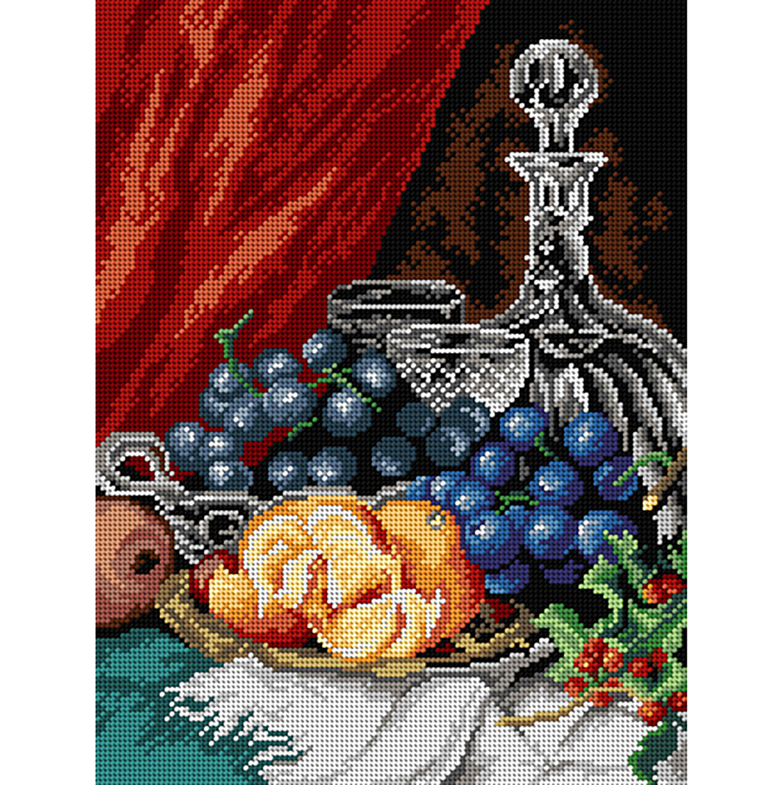 Orchidea 3417J Stramien voorbedrukt Kersttafel - STUK