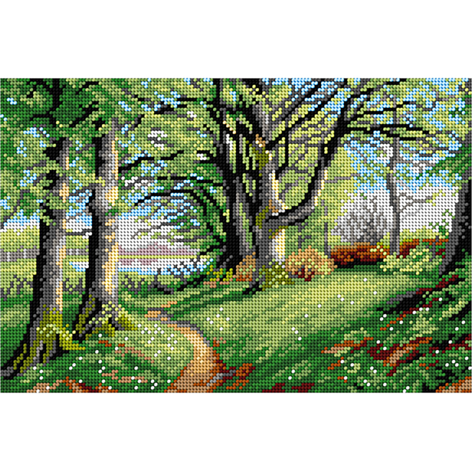 Orchidea 3452J Stramien voorbedrukt Lente - STUK