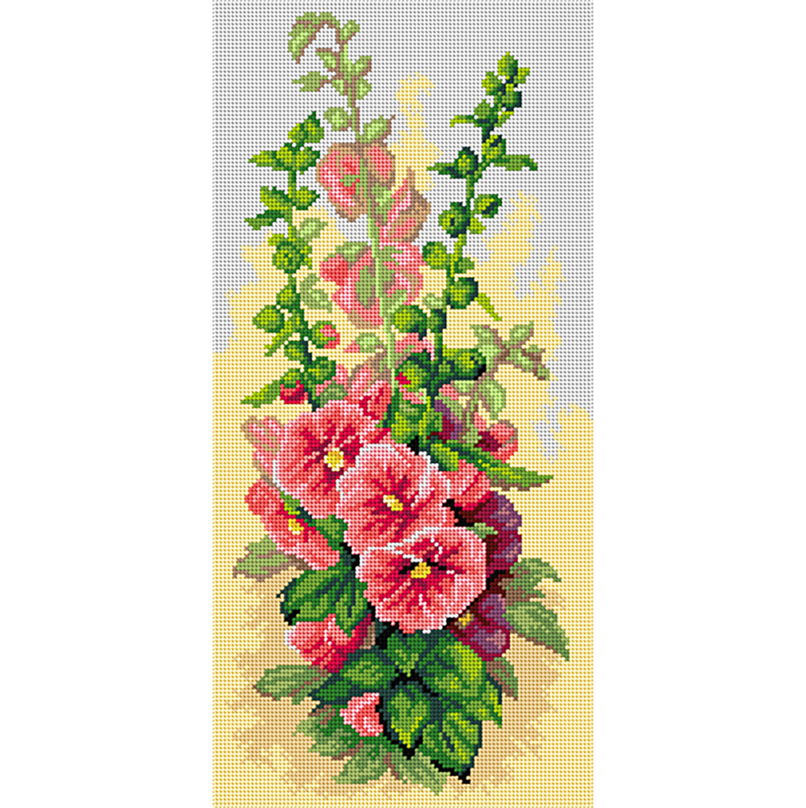 Orchidea 3475J naar Paul de Longpre - Stokrozen 24x51cm - STUK