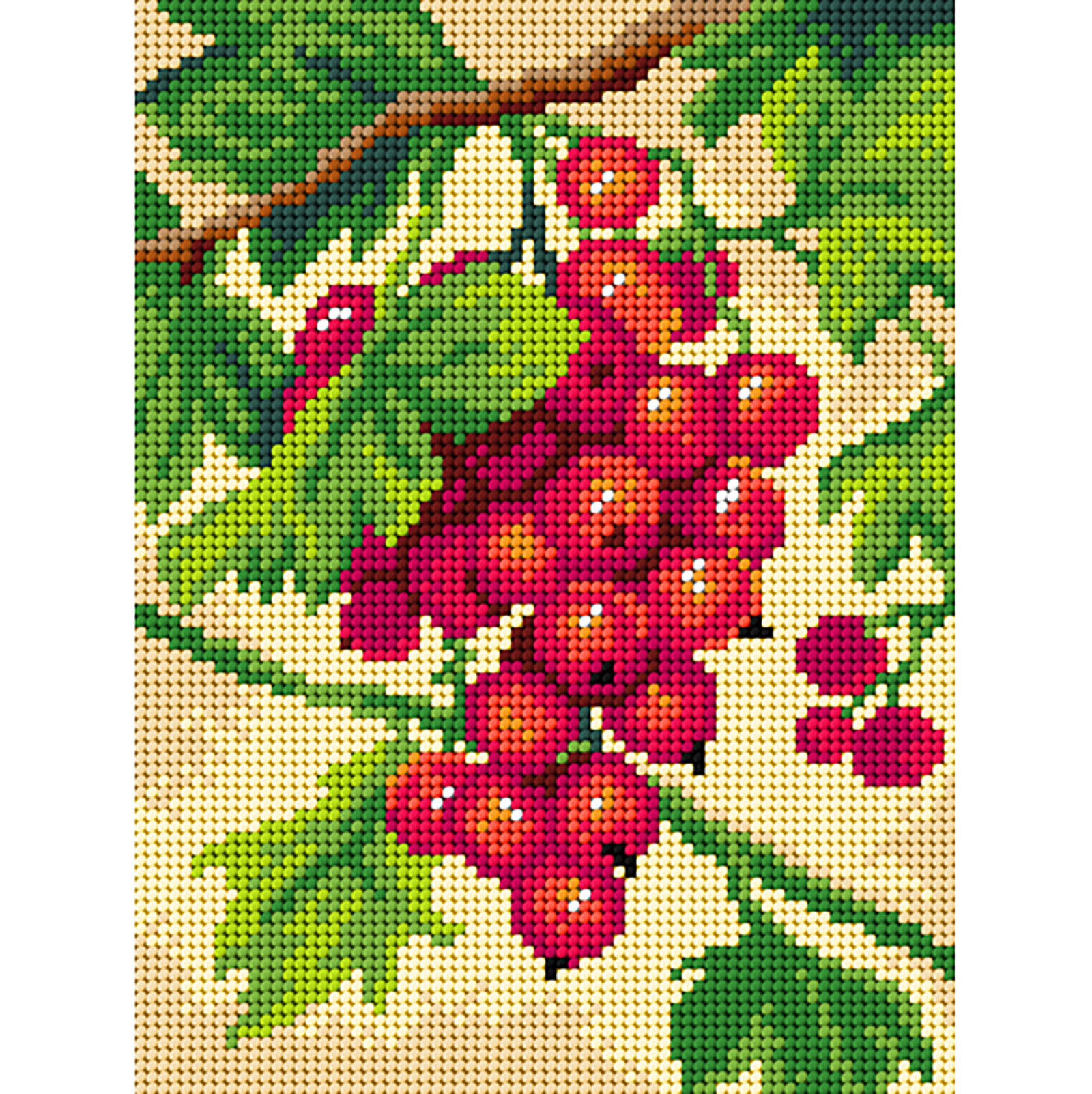 Orchidea 3483F Rode bes 18x24cm - STUK