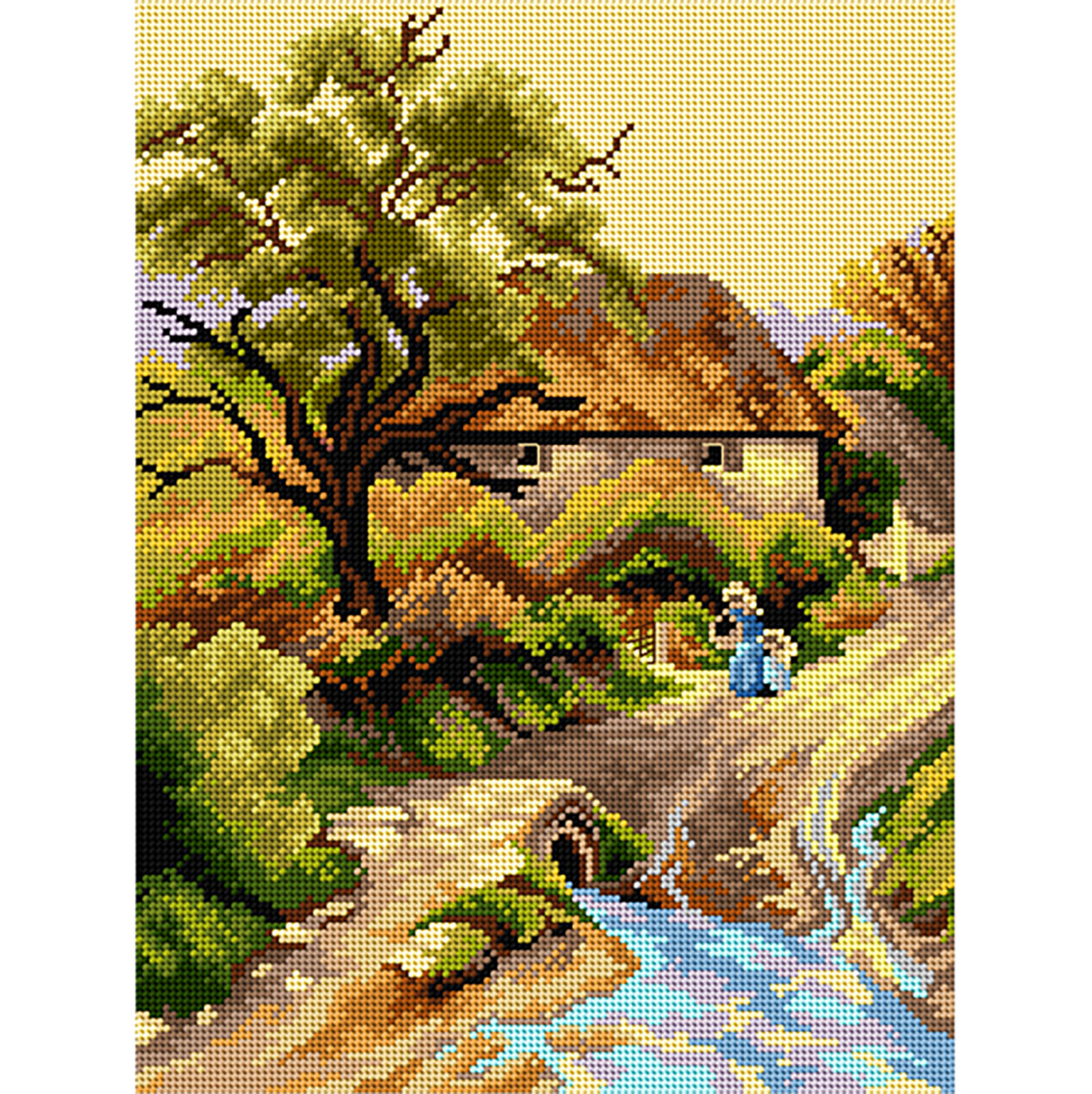 Orchidea 3486J naar Helen Alligham - The Old Forge 30x40cm - STUK