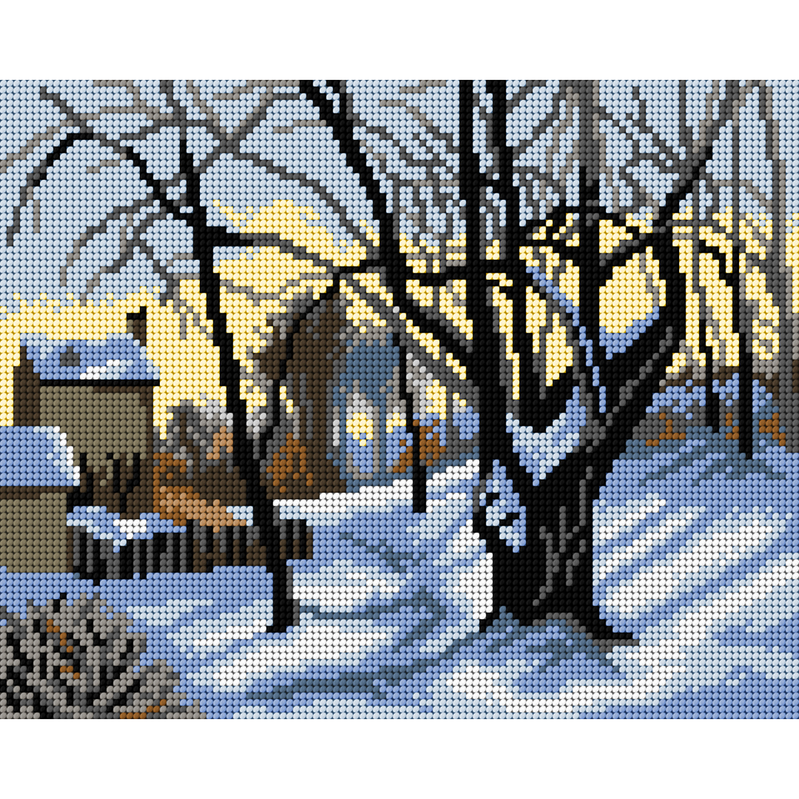 Orchidea 3497H naar Camille Pissarro - Louveciennes 24x30cm - STUK