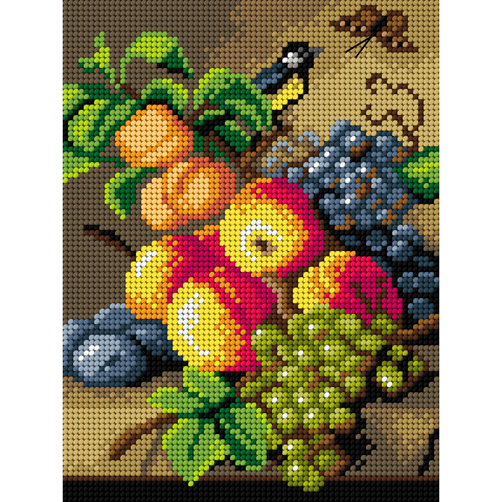 Orchidea 3509F naar Jan Frans van Dael - Stilleven met perziken 18x24cm - STUK