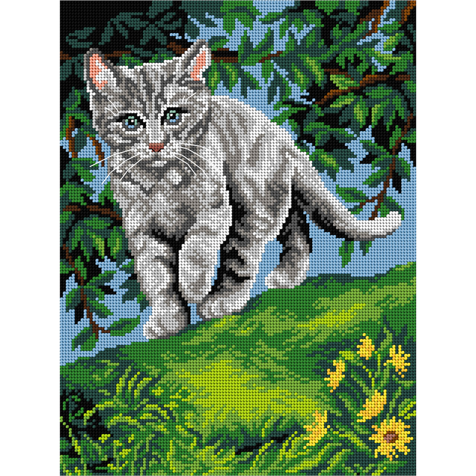 Orchidea canvas 3540J Jachtreis 30x40cm - STUK