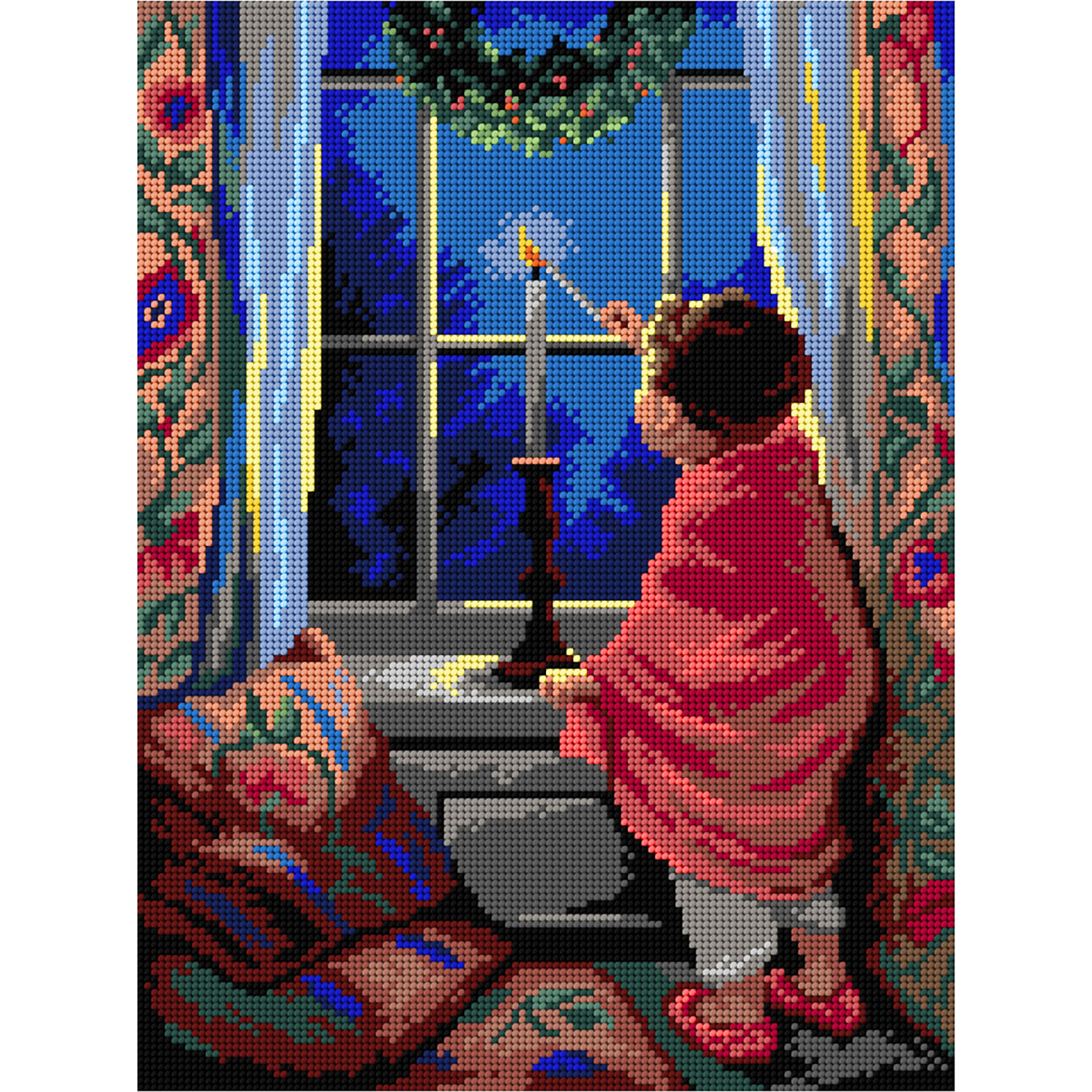 Orchidea canvas 3550J Kerstavond 30x40cm - STUK