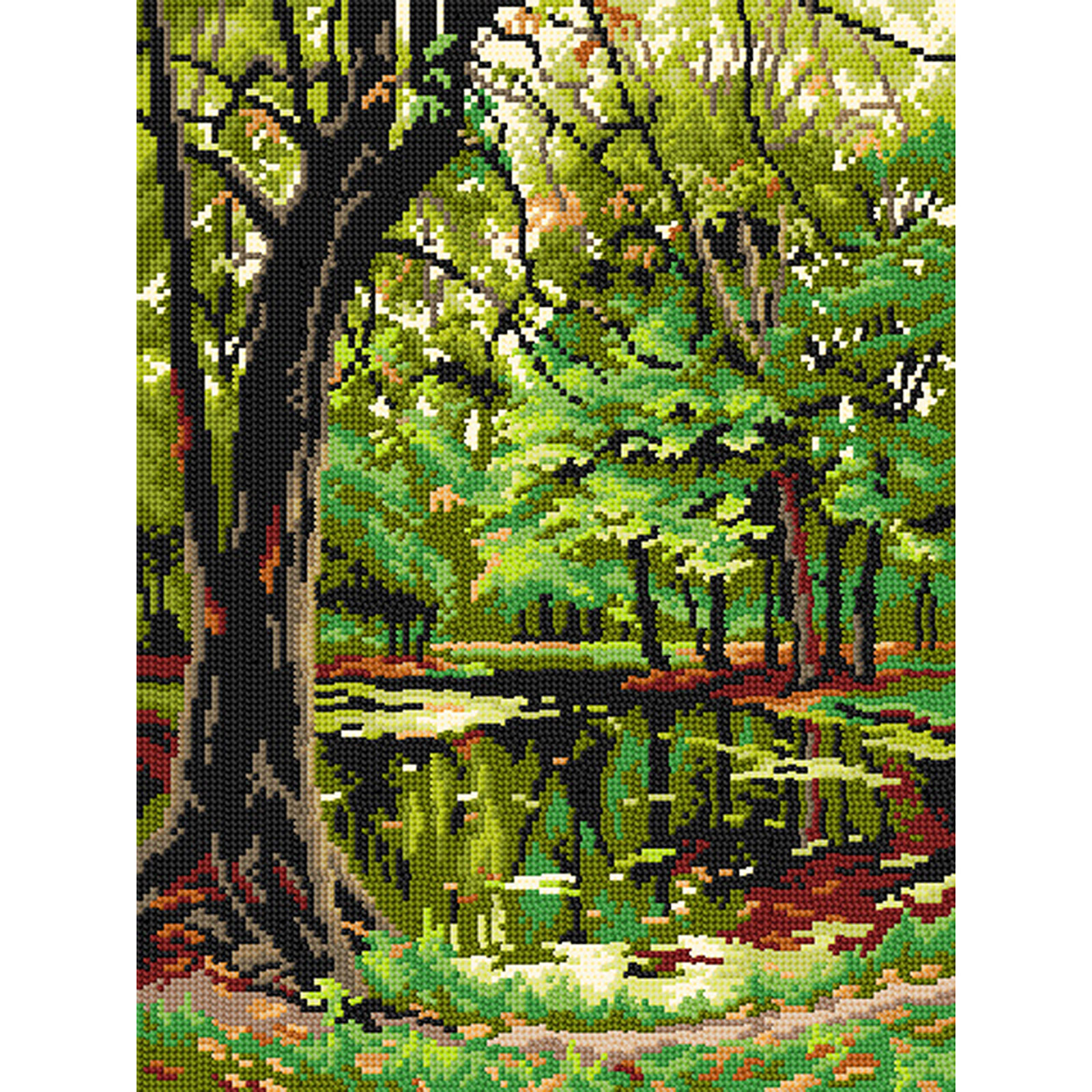 Orchidea canvas 3562J Herfst 30x40cm - STUK