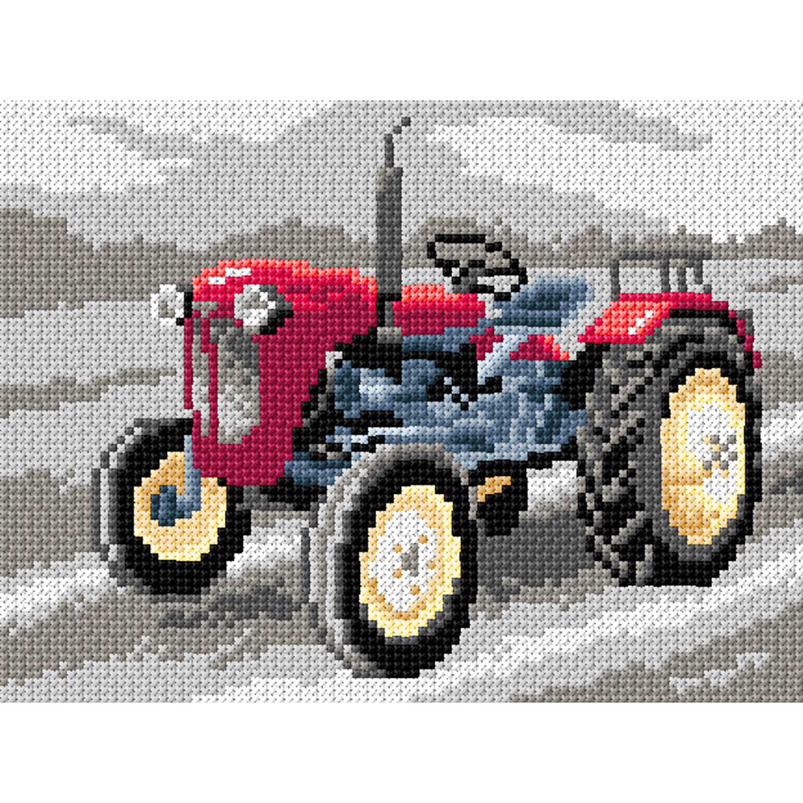 Orchidea canvas 3570F Tractor 18x24cm - STUK