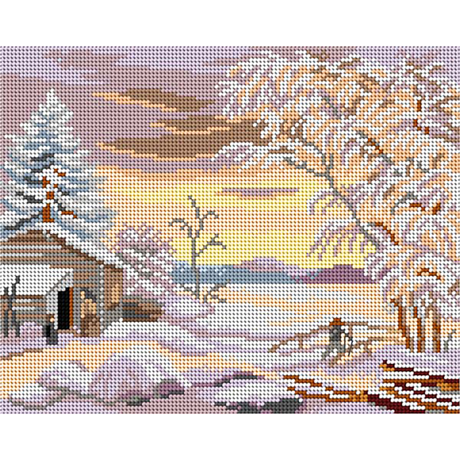 Orchidea 3597H Voorbedrukt stramien Winter - STUK